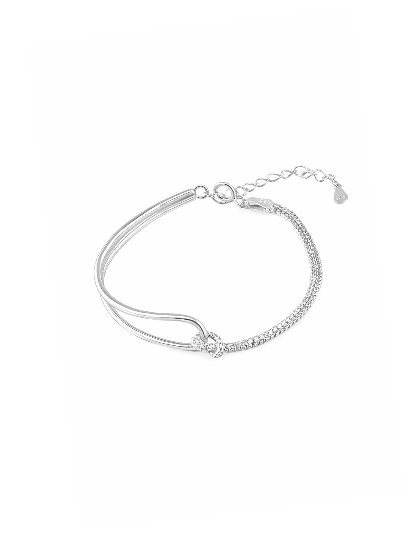 TIE-INSPIRED HALF BRACELET