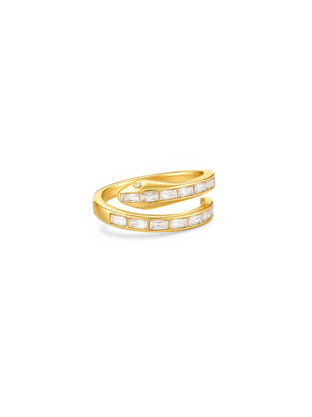 SERPENT BAGUETTE RING
