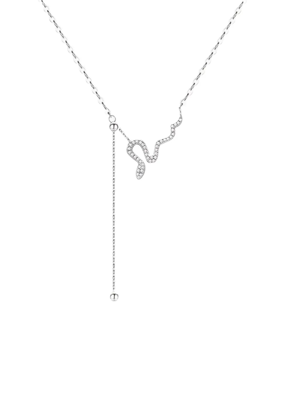 SERPENT SILVER TASSEL