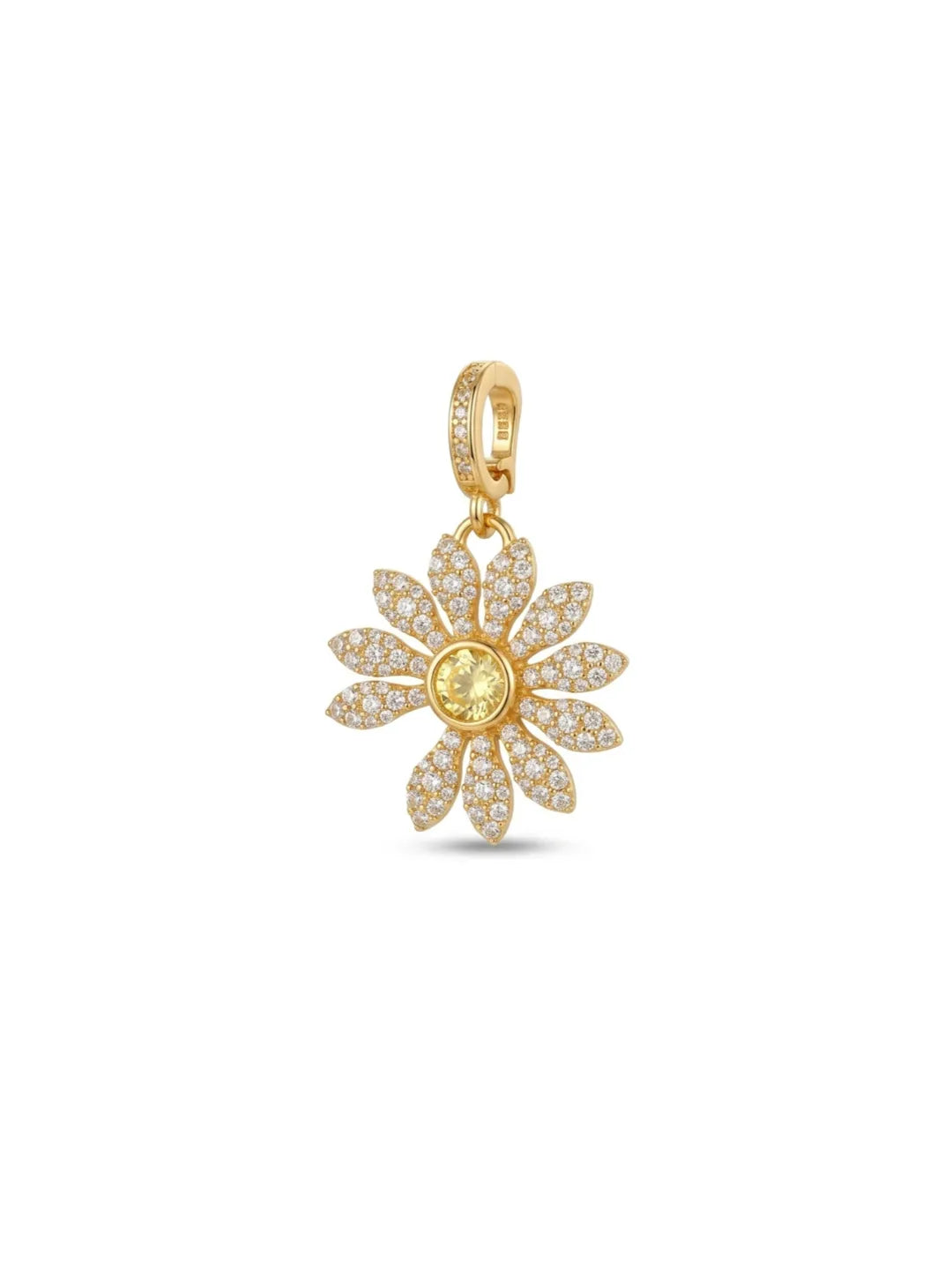 PAVE DAISY PENDANT