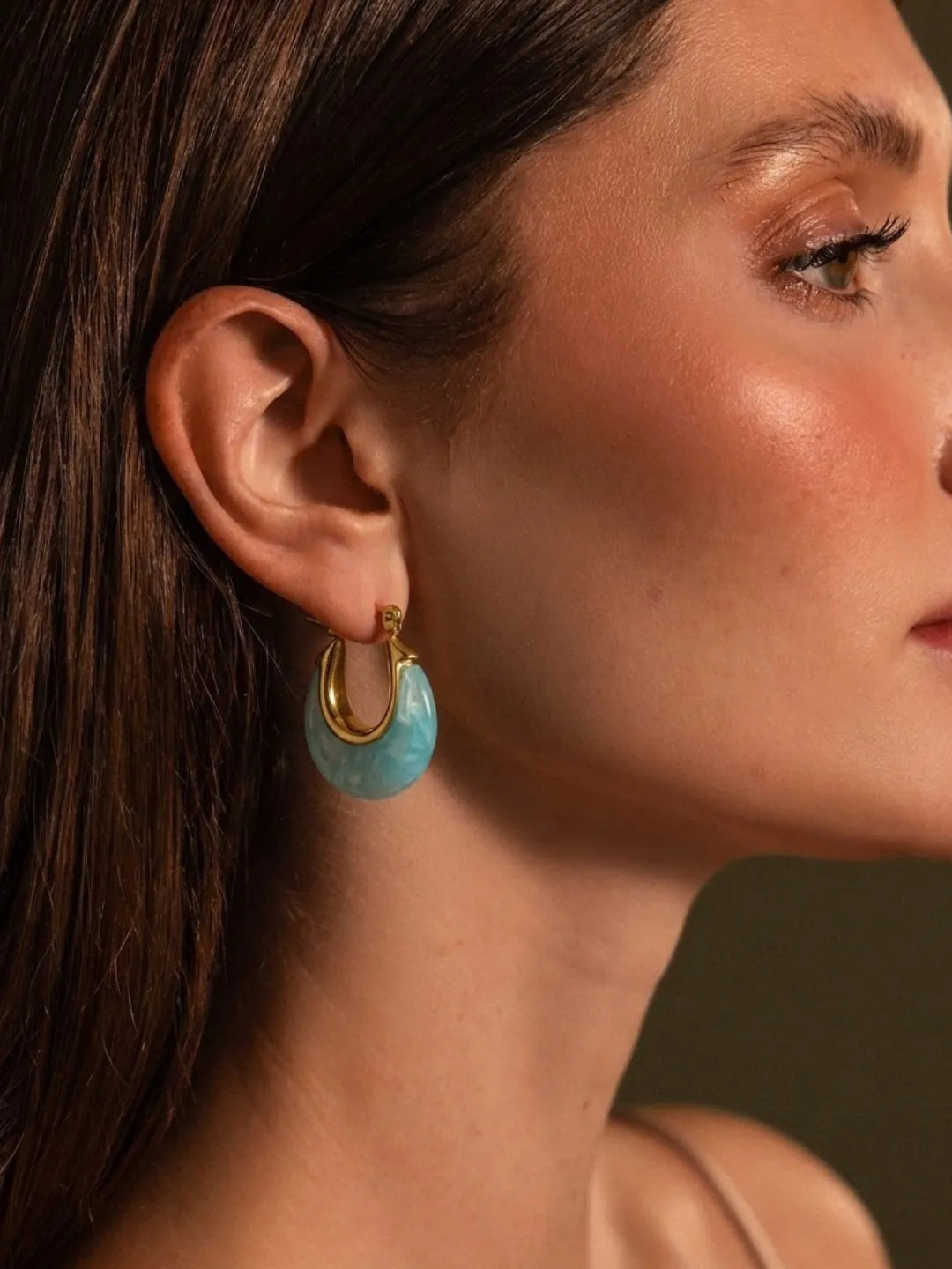COLOR RESIN EARRINGS