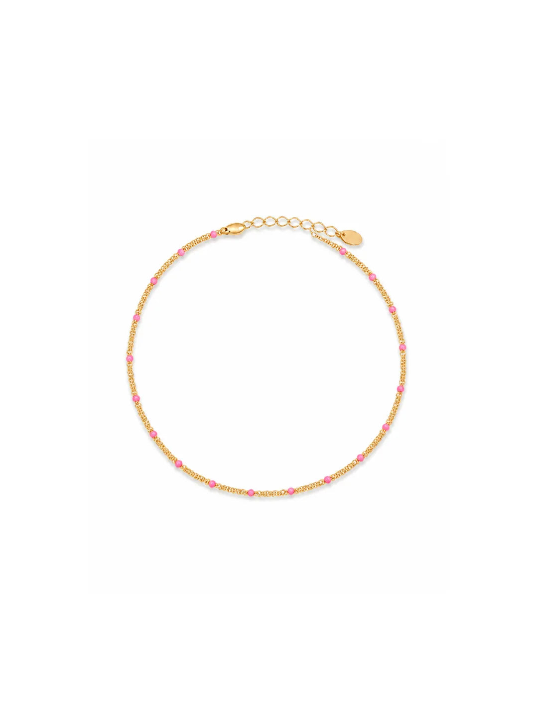 ENAMEL BEADED ANKLET