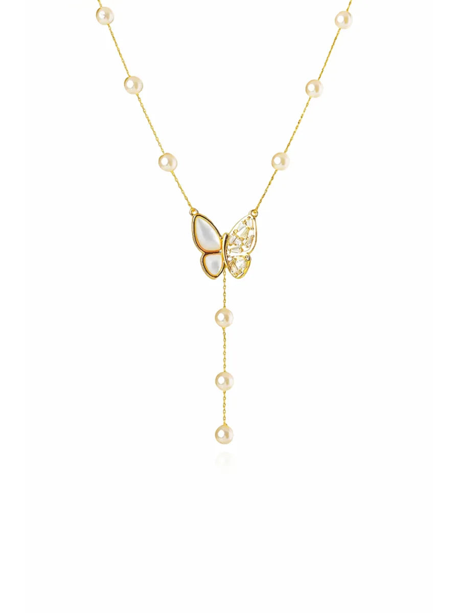 BUTTERFLY SHELL NECKLACE