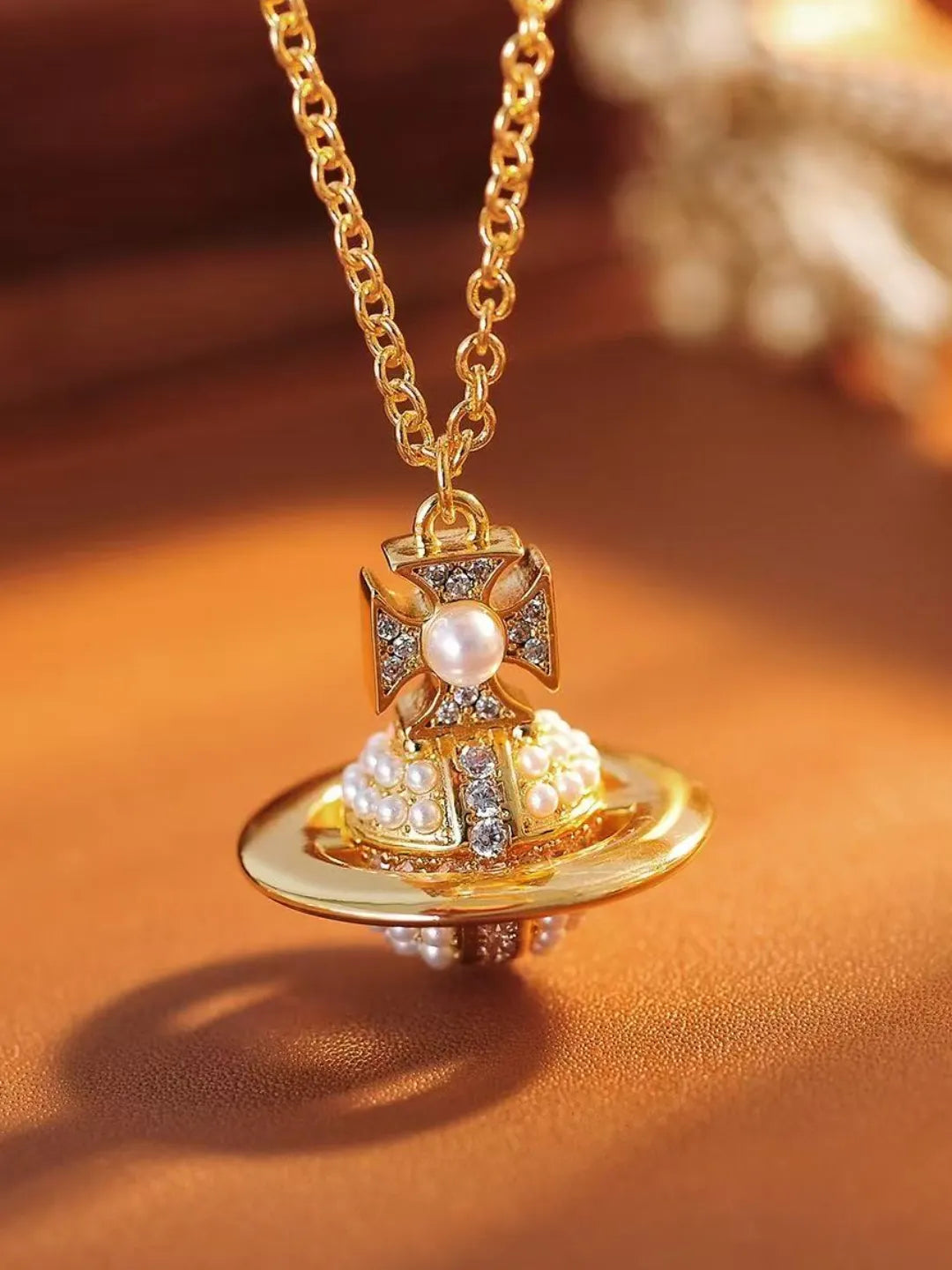 SATURN ORBIT NECKLACE