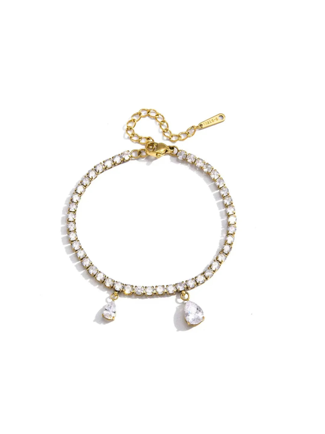 TEARDROP CZ BRACELET