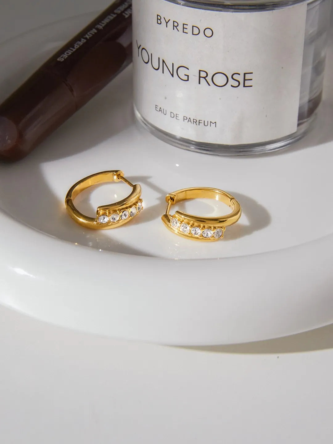 RHINESTONE CZ EARRINGS