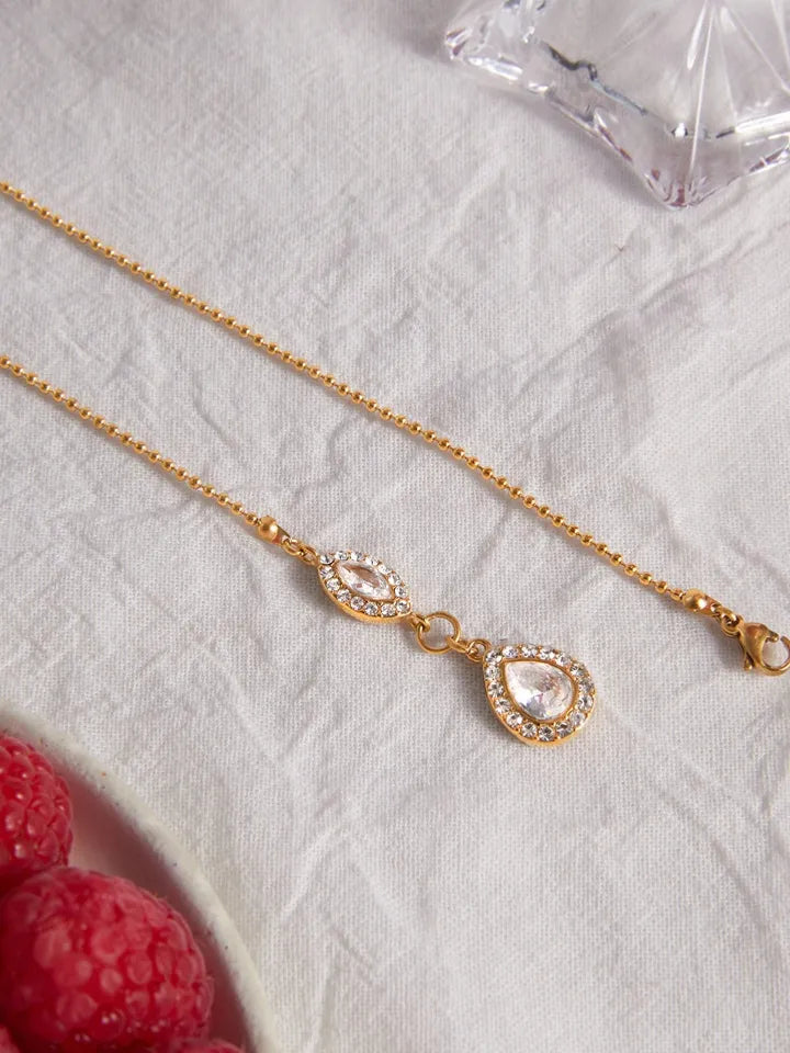 ZIRCON CHARM NECKLACE