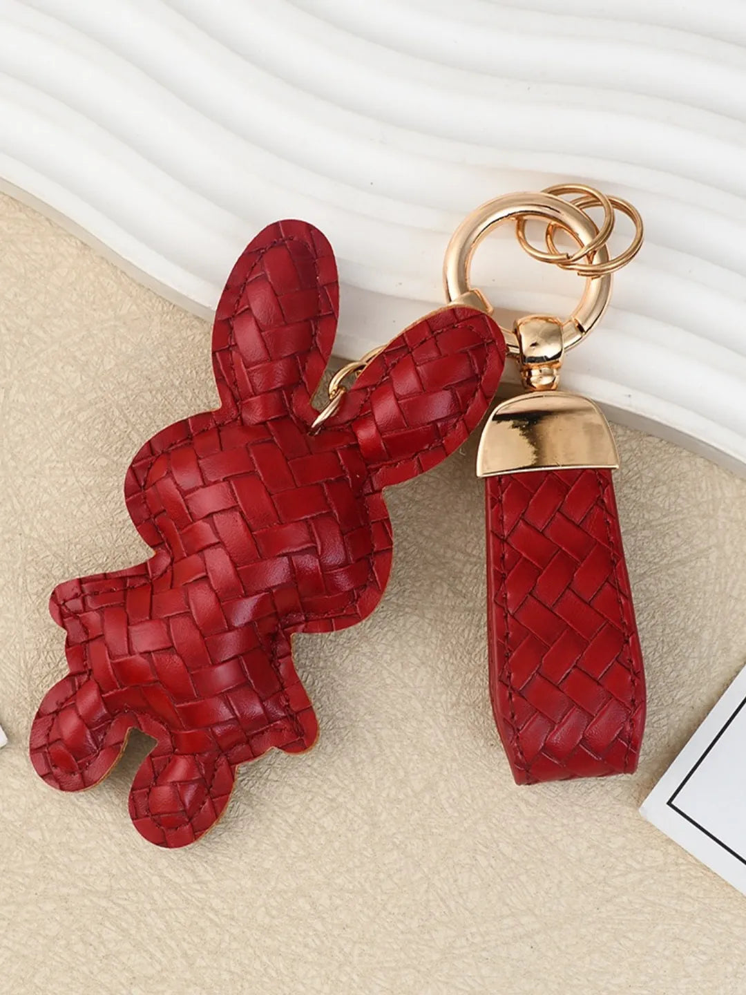 WOVEN BUNNY CHARM