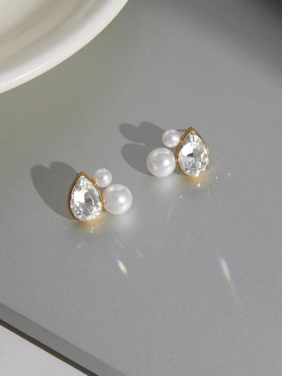 PEARL CZ STUDS
