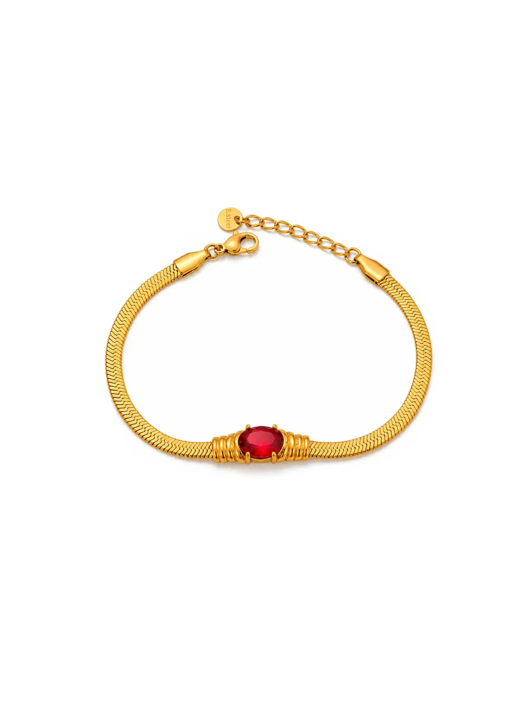 FLAT SNAKE CHAIN BRACELET