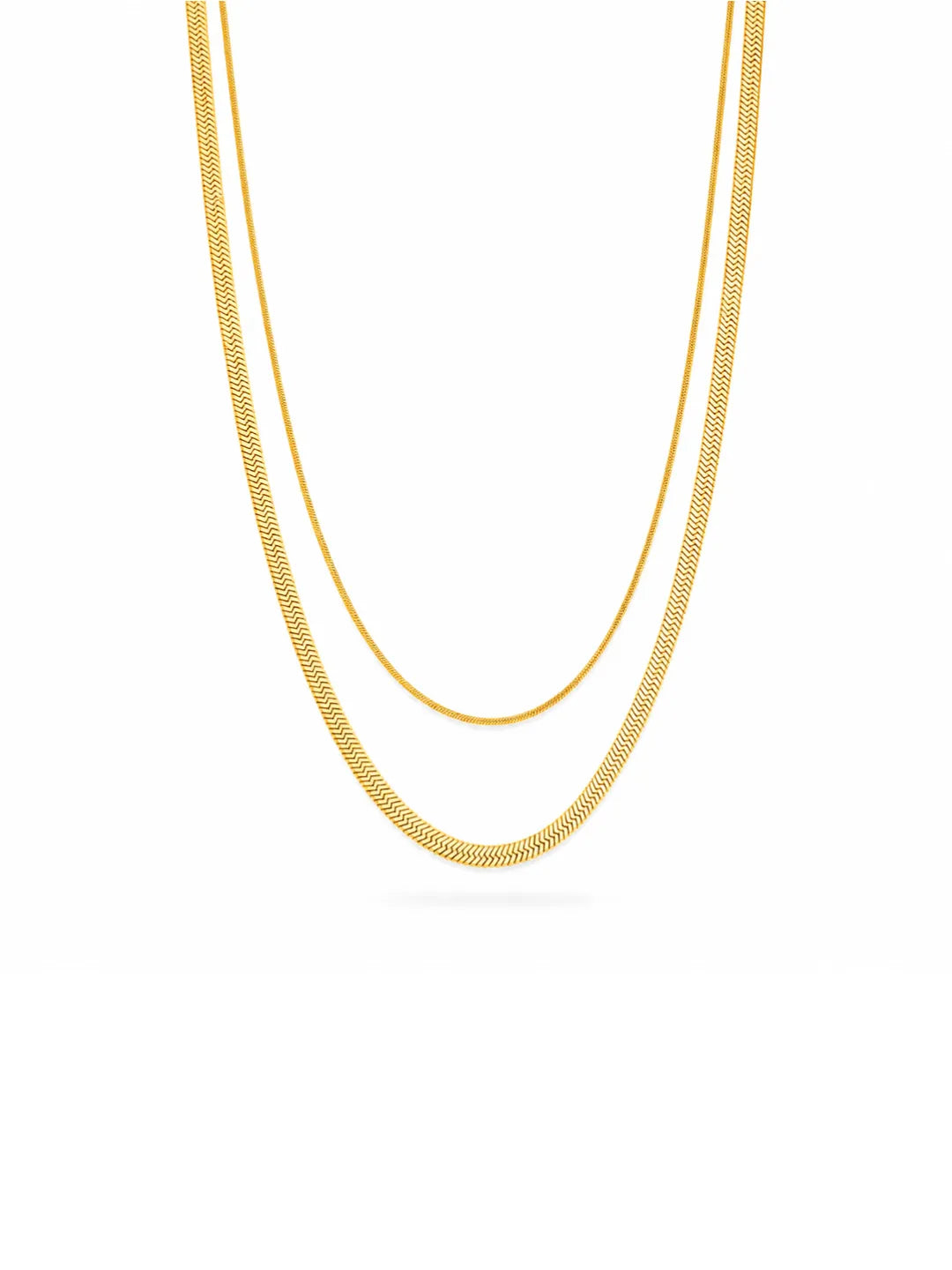DOUBLE FLAT SNAKE CHAIN