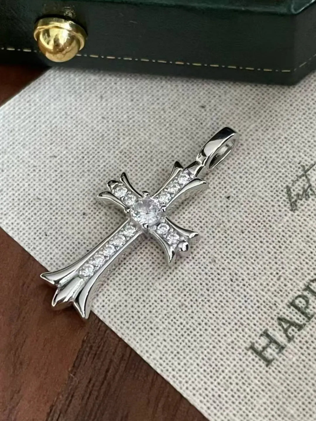 CZ CROSS PENDANT