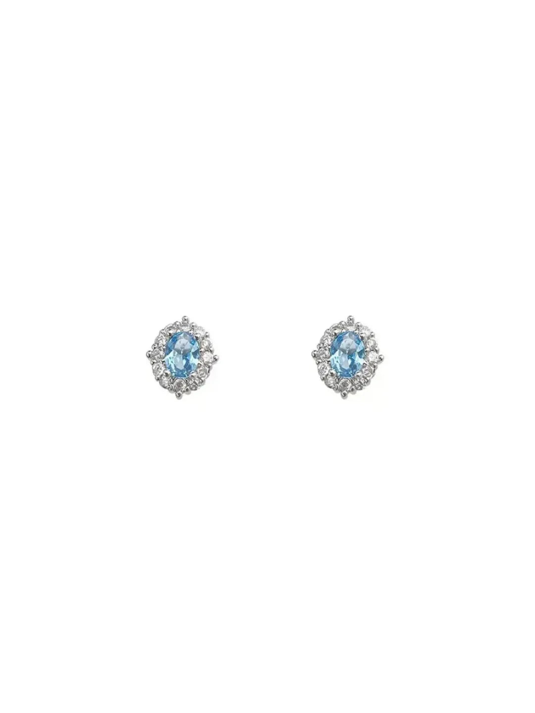 BLUE SPARKLE STUDS