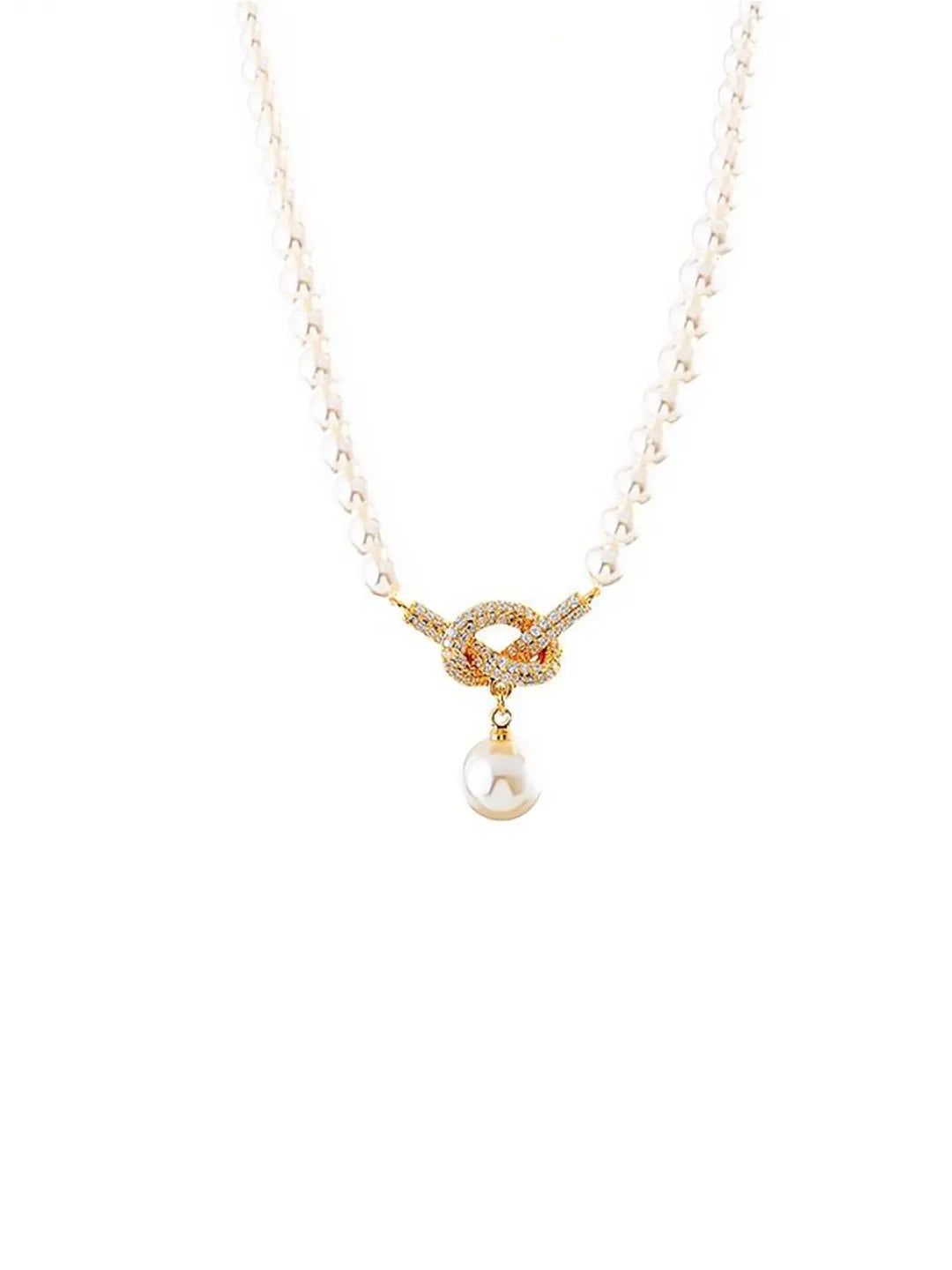 TIED PEARL NECKLAC