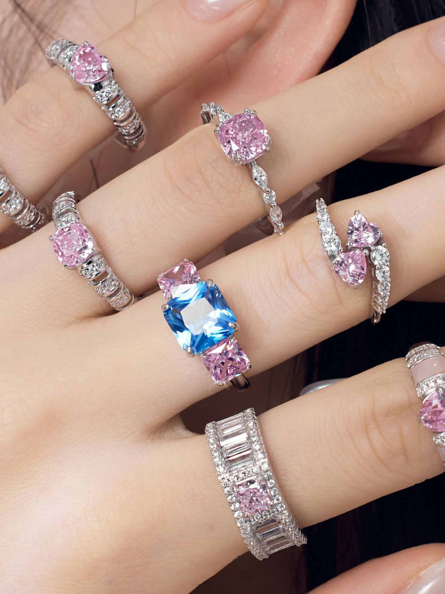 PINK SNOW CRYSTAL