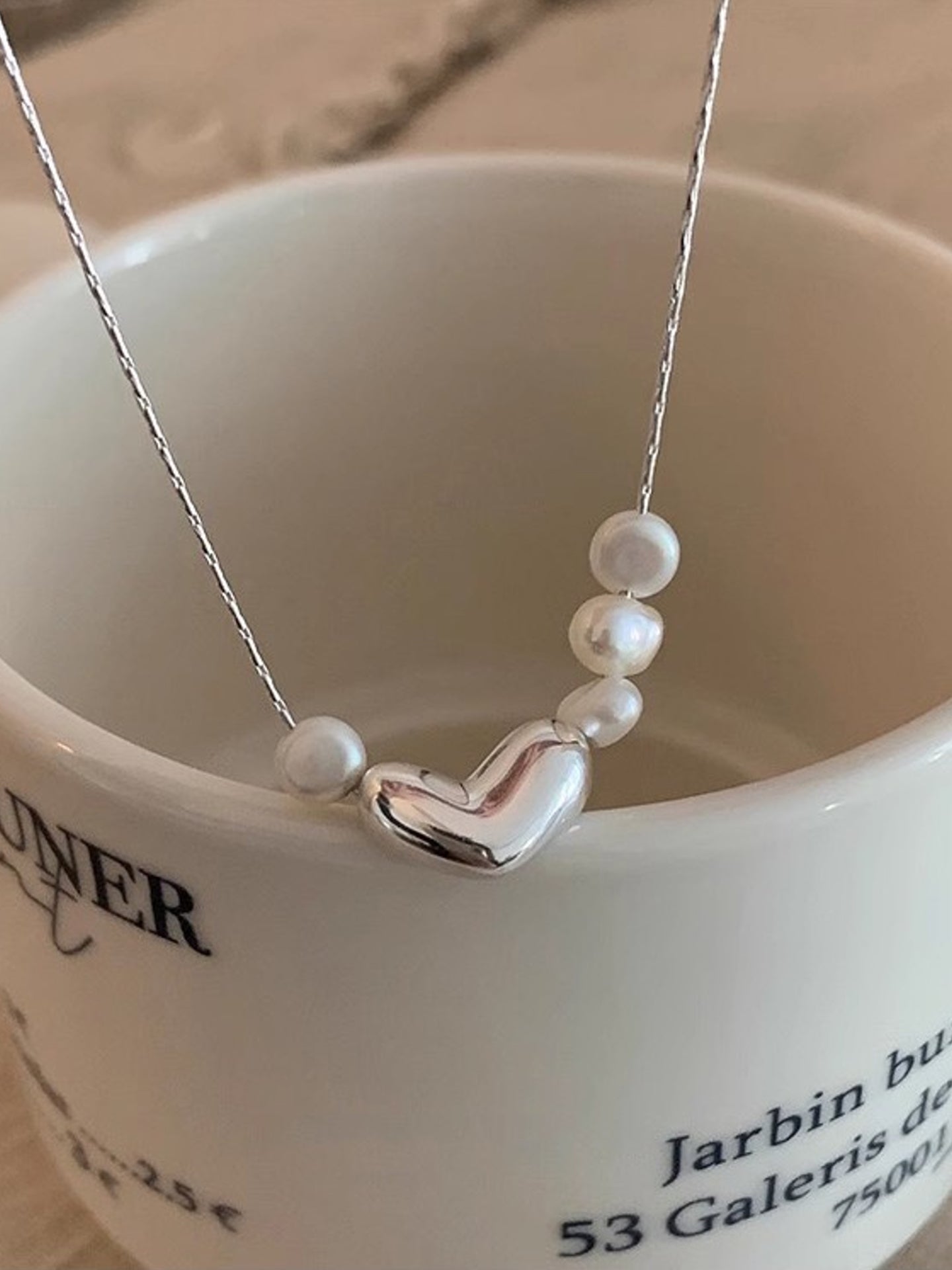 COLLIER DE PERLES MOONWAVE