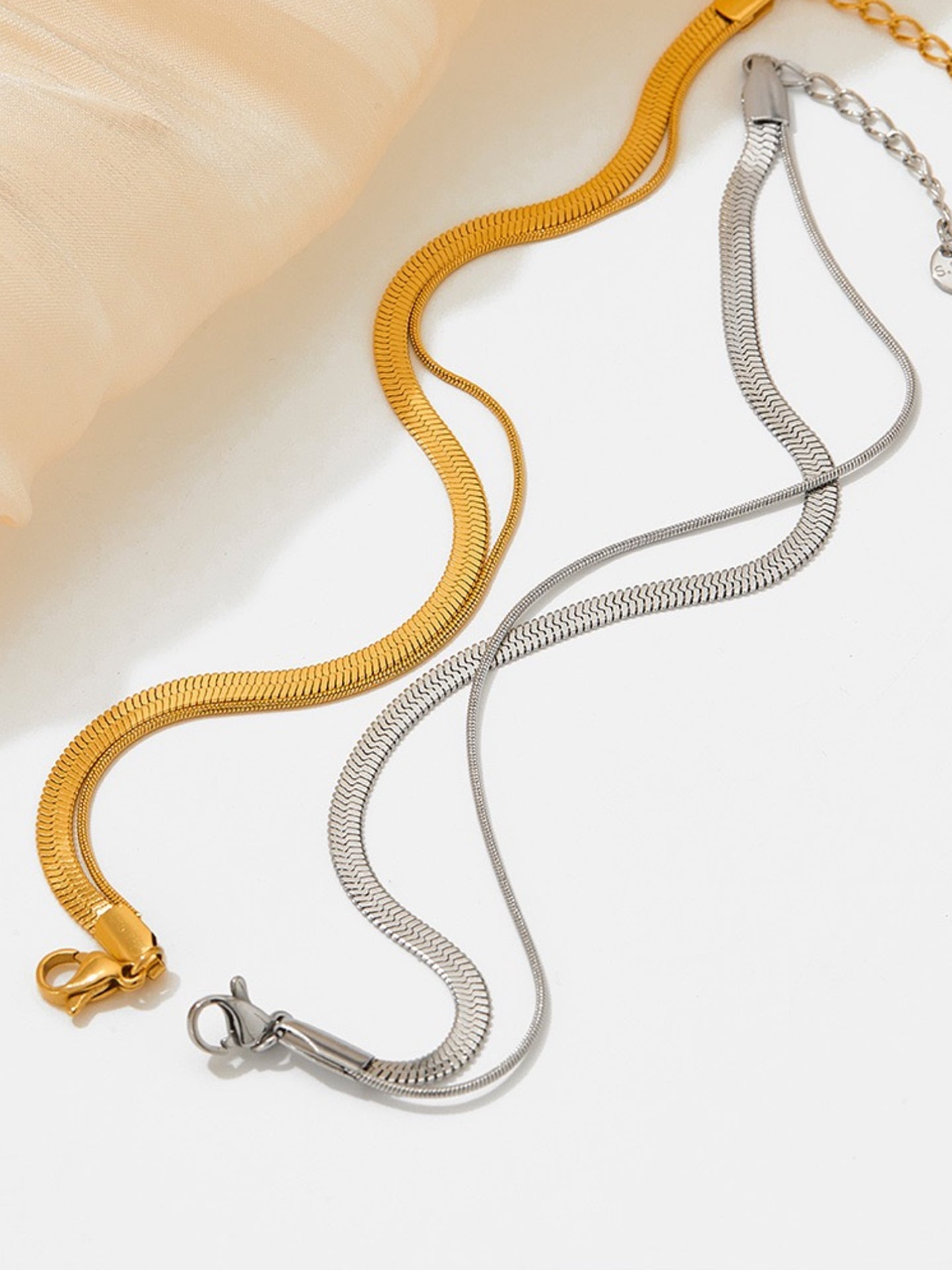 DOUBLE FLAT SNAKE CHAIN