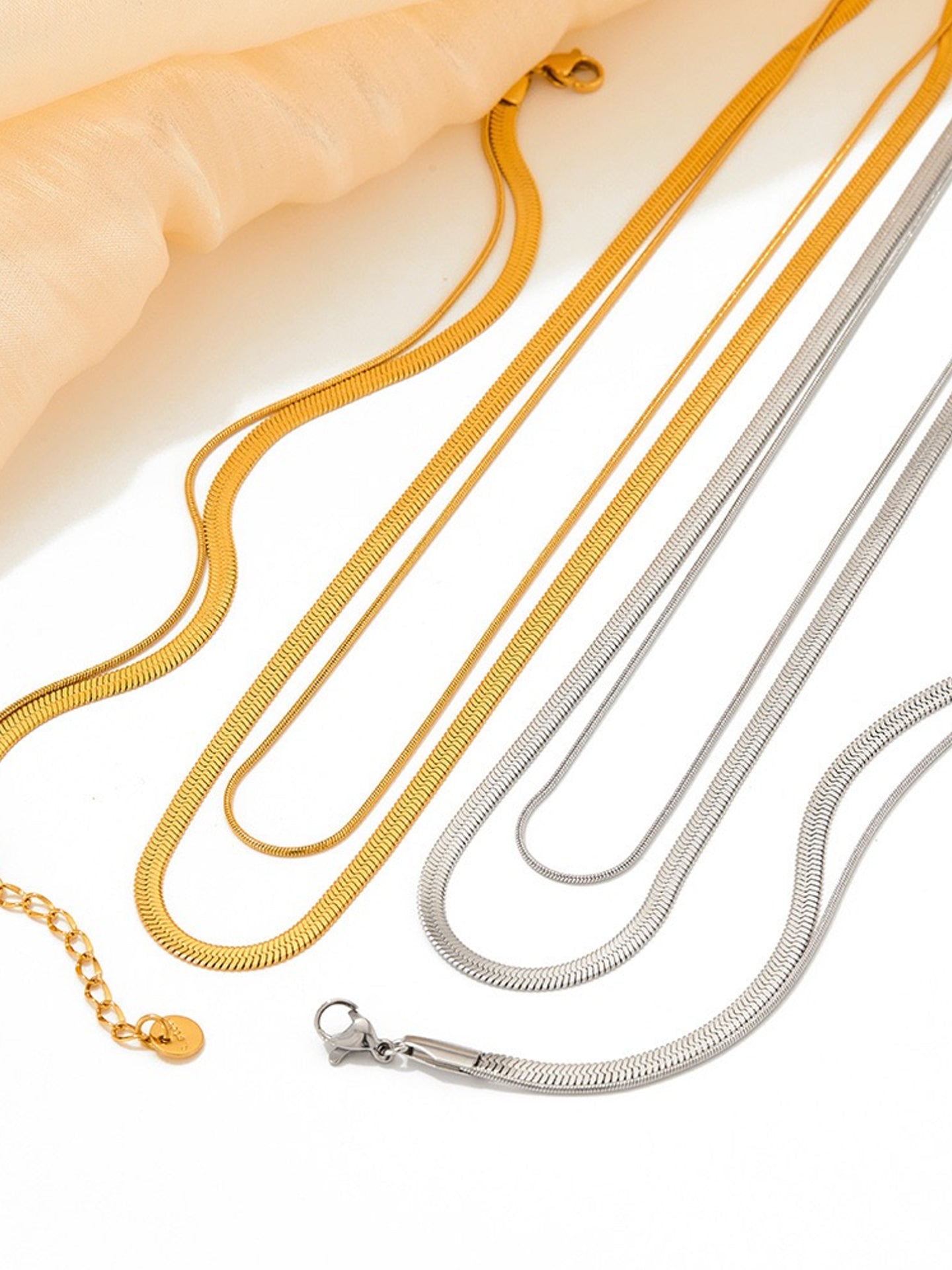 DOUBLE FLAT SNAKE CHAIN
