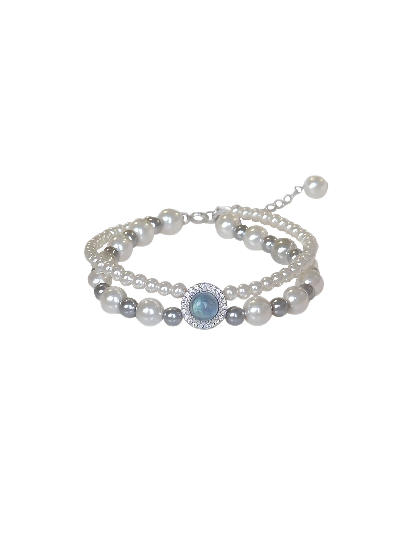 AQUAMARINE PEARL BRACELET