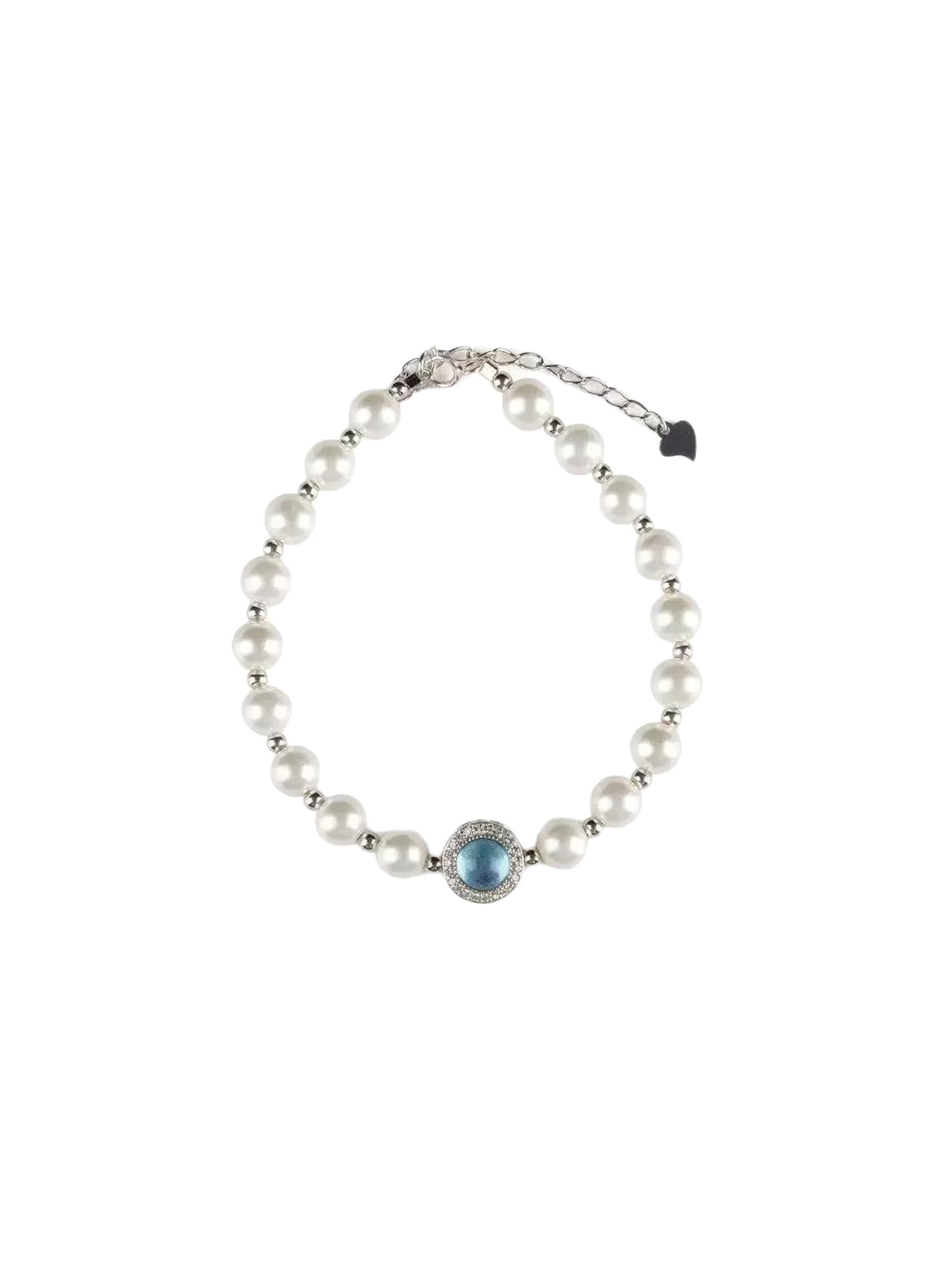 AQUAMARINE PEARL BRACELET