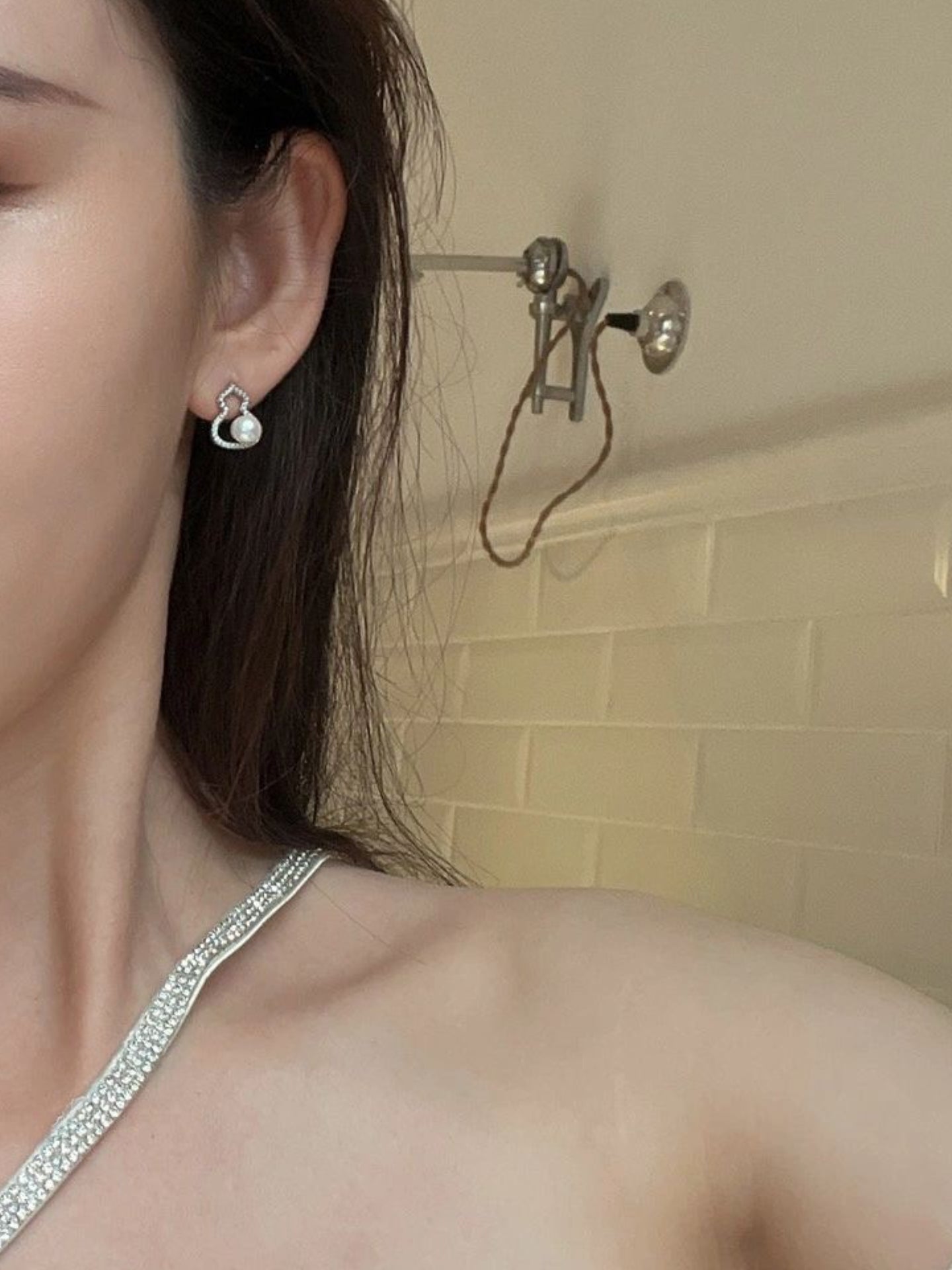 PEARL GOURD EARRINGS