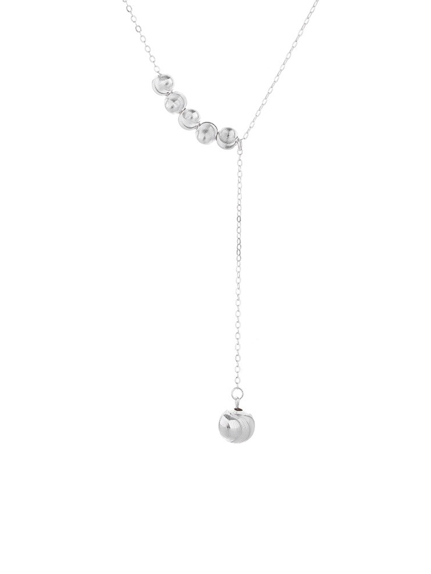 CAT'S EYE TASSEL NECKLACE