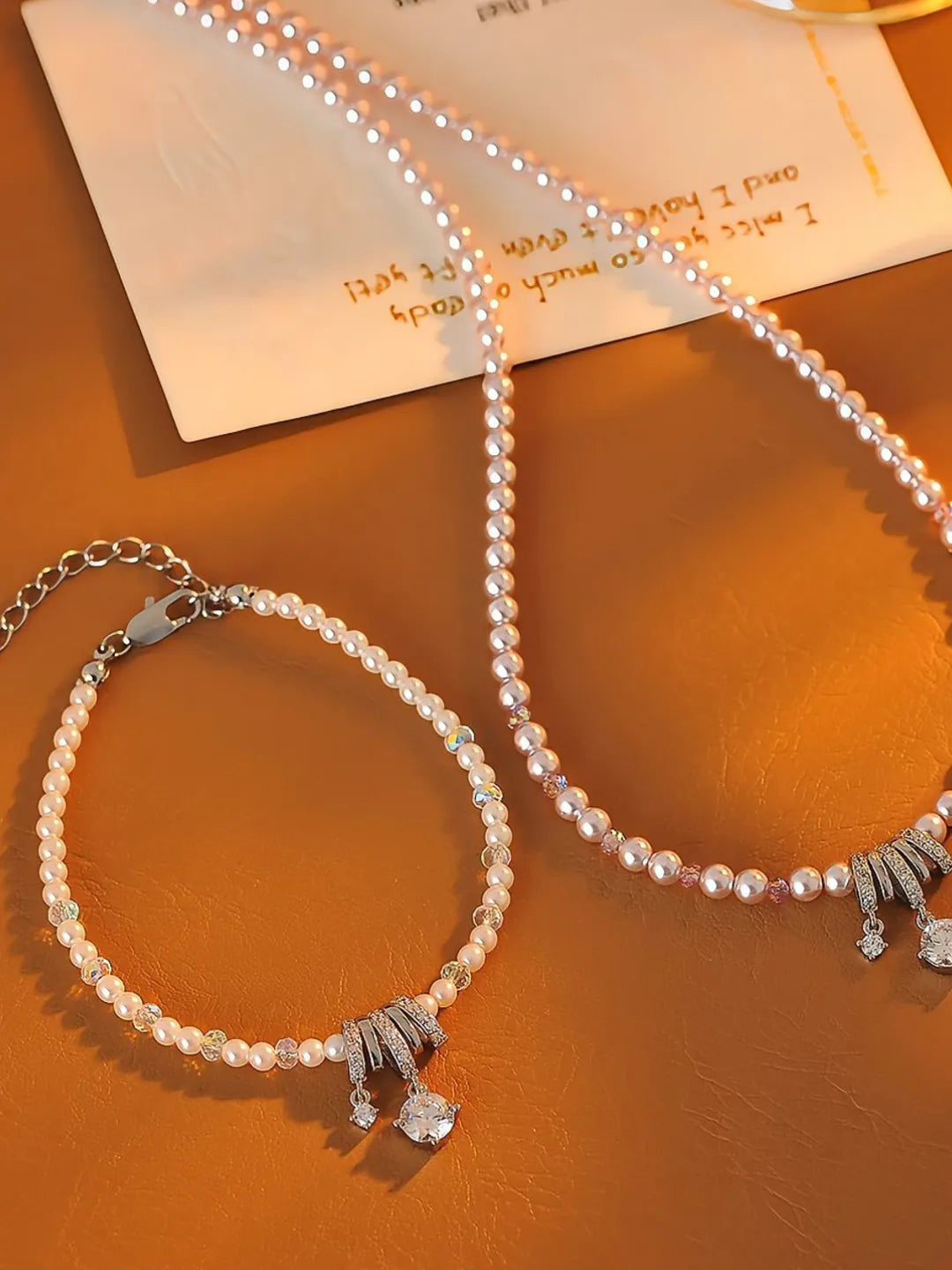 PEARL ZIRCON SET