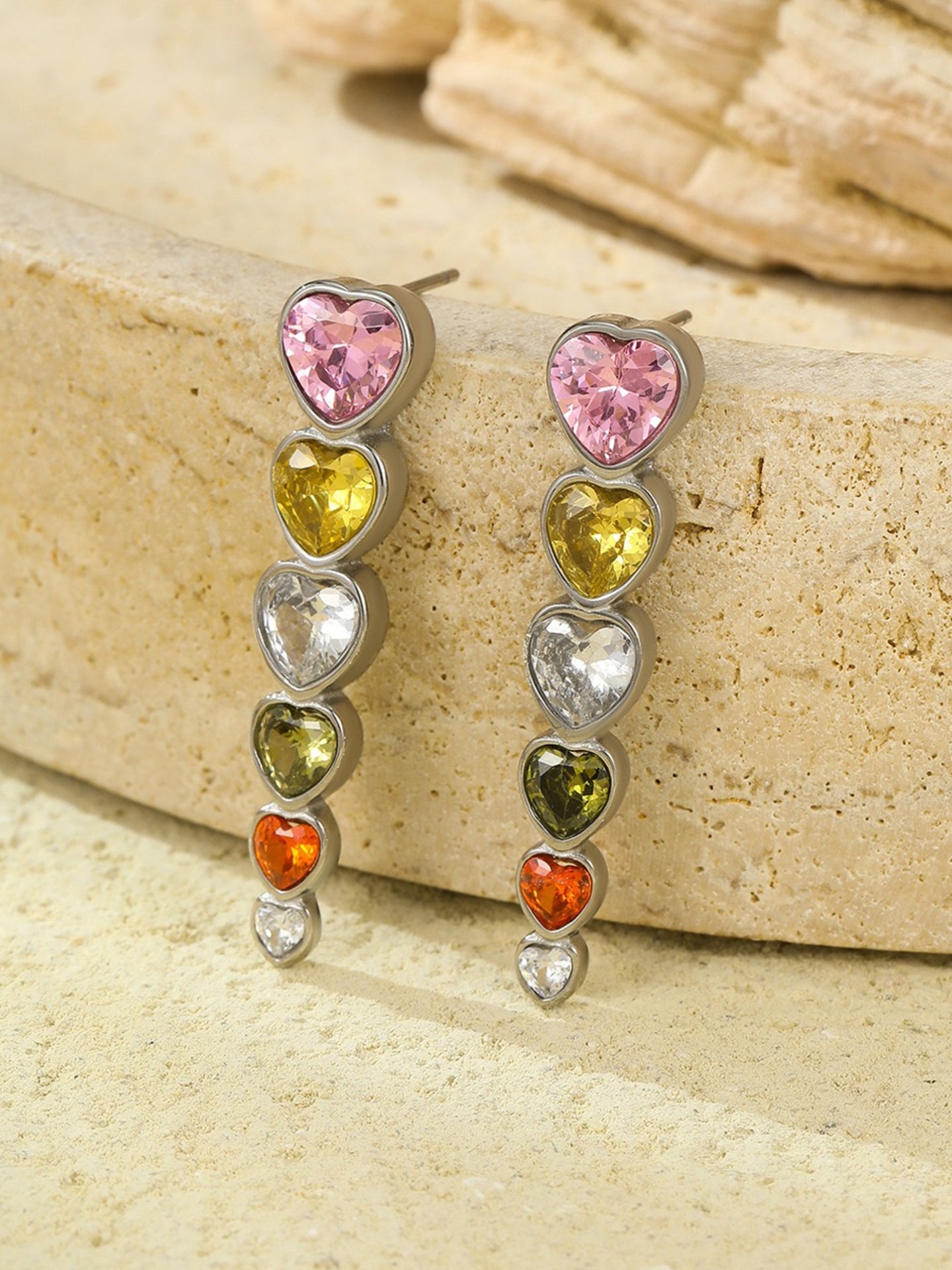 COLOR ZIRCON EARRINGS