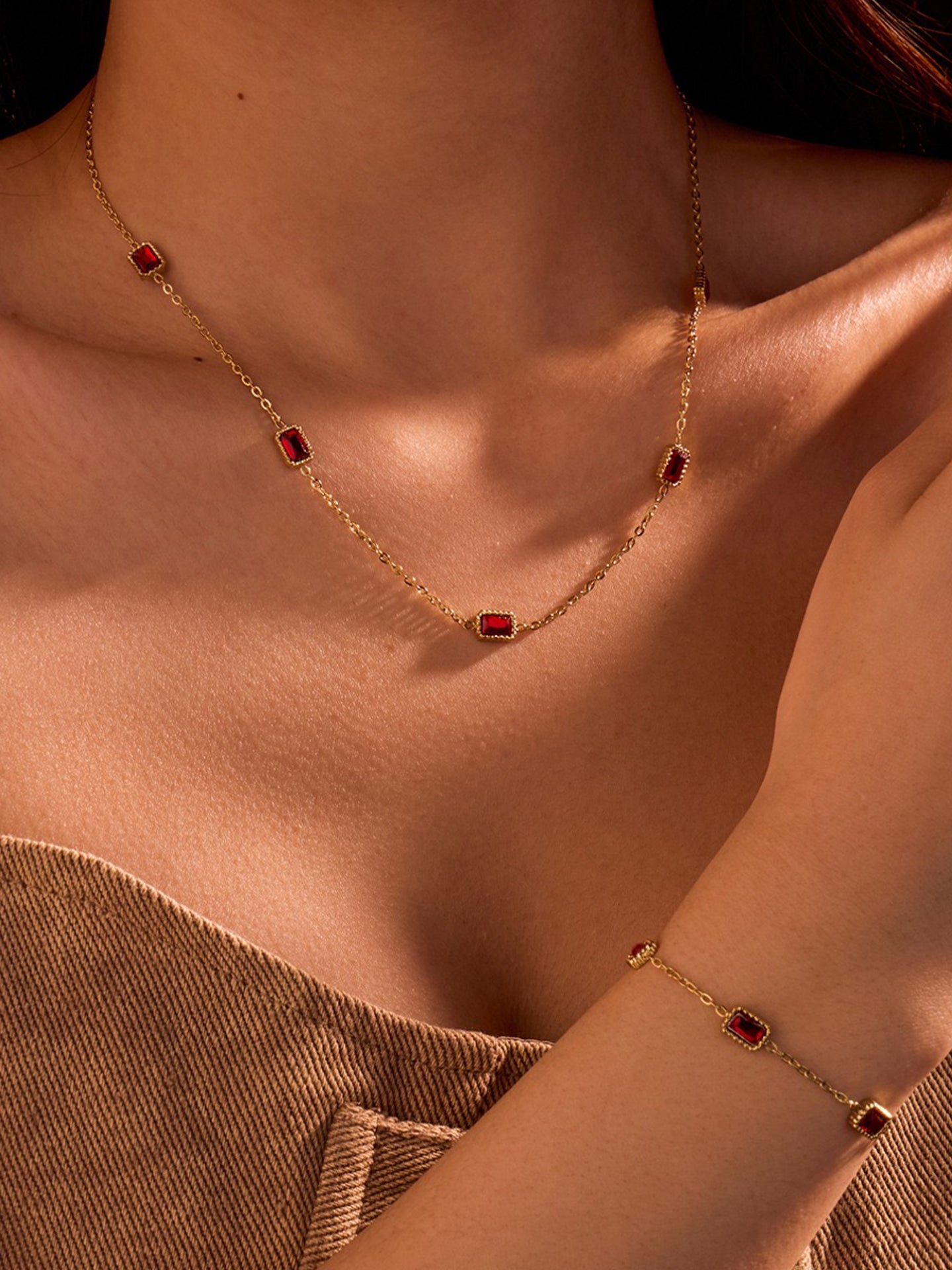 RUBY ZIRCON SET