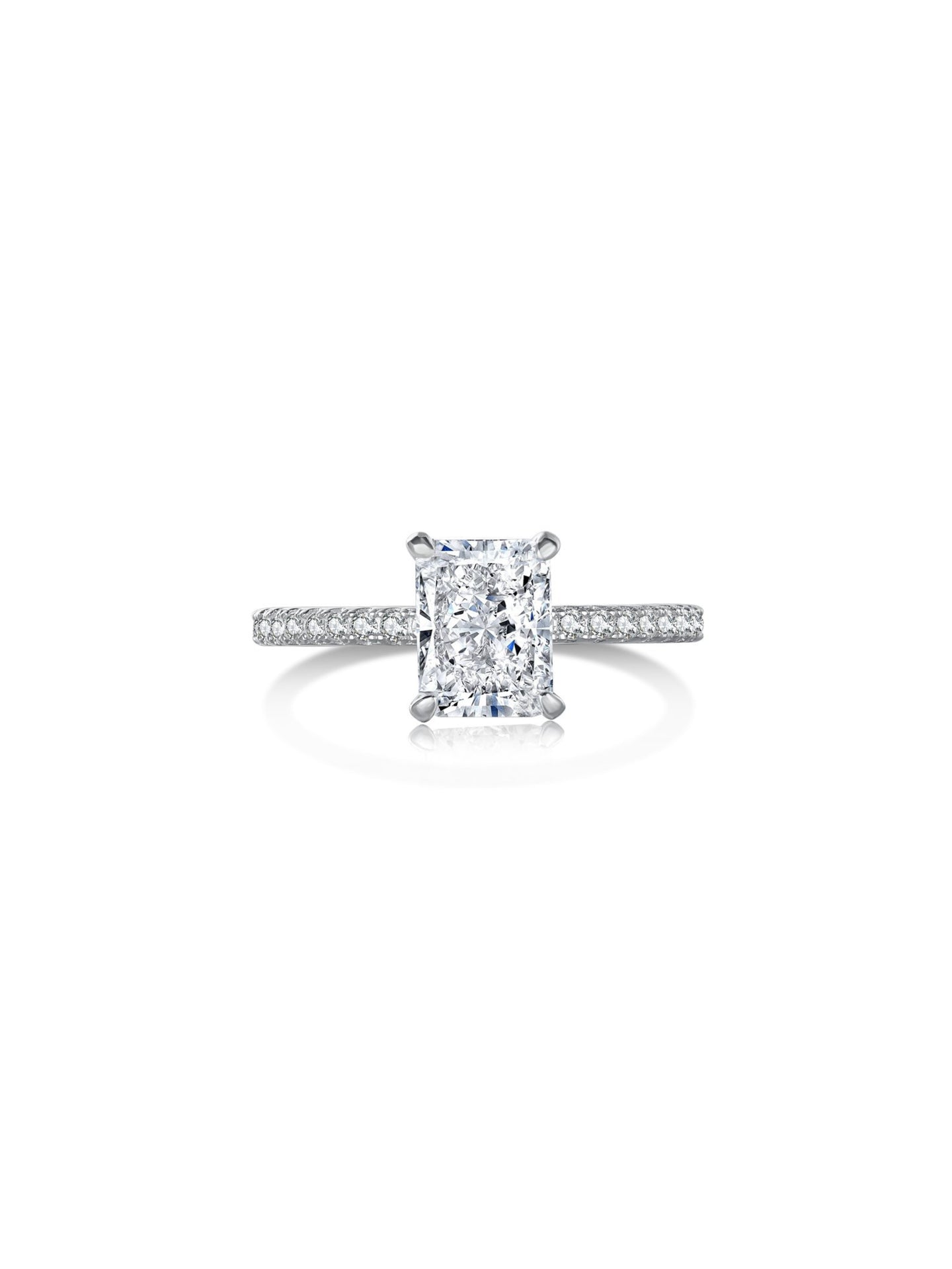 ICE-CUT ZIRCON RING