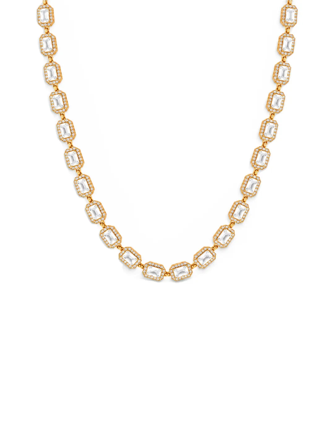 GILDED FACET NECKLACE
