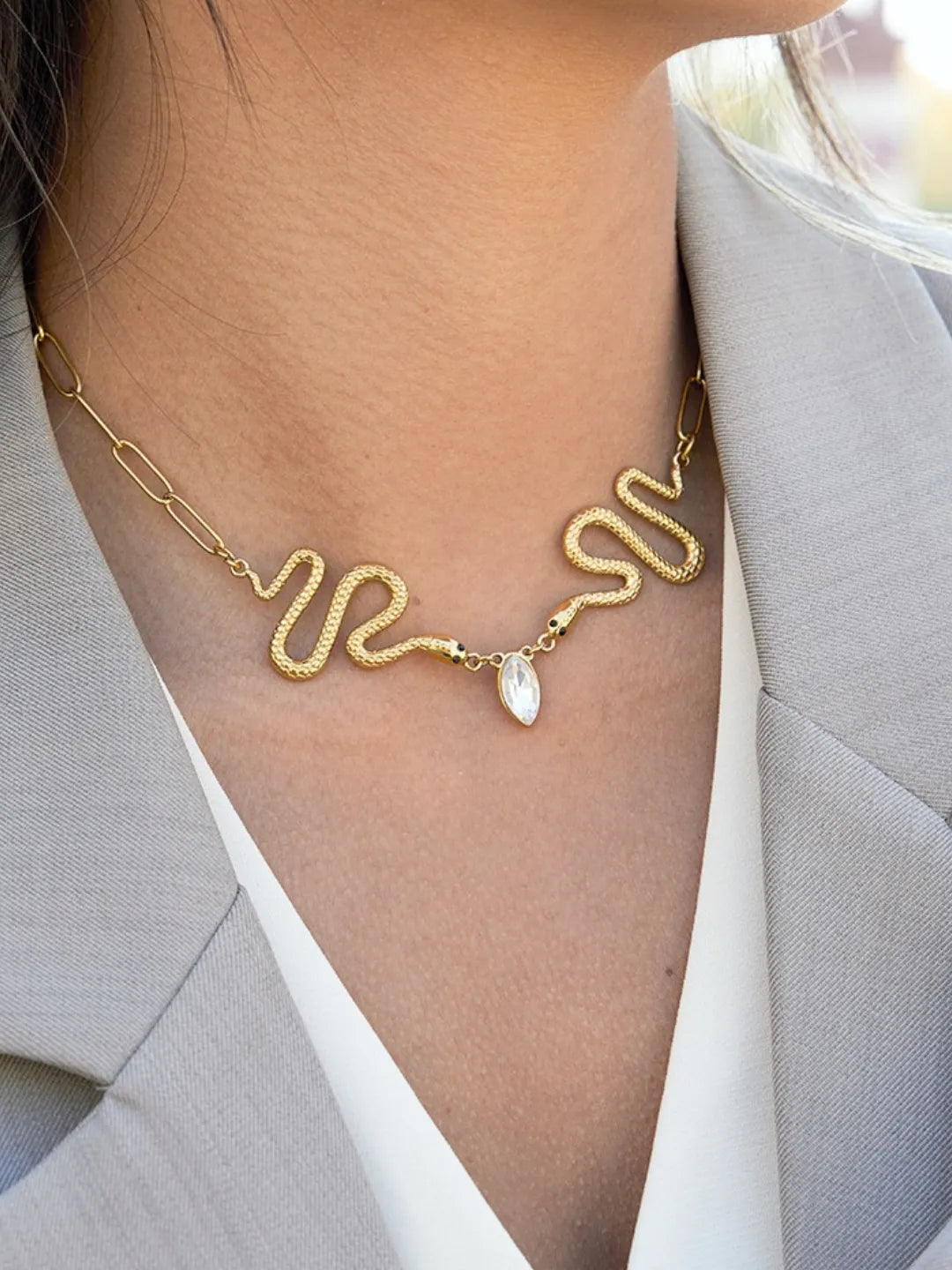 SPARKLE SNAKE CHAIN