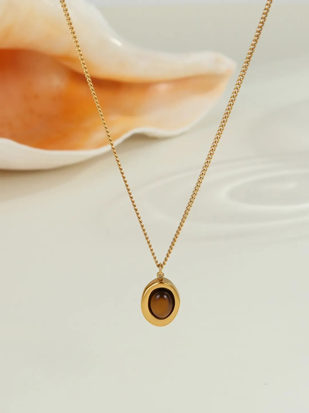 RETRO AGATE PENDANT