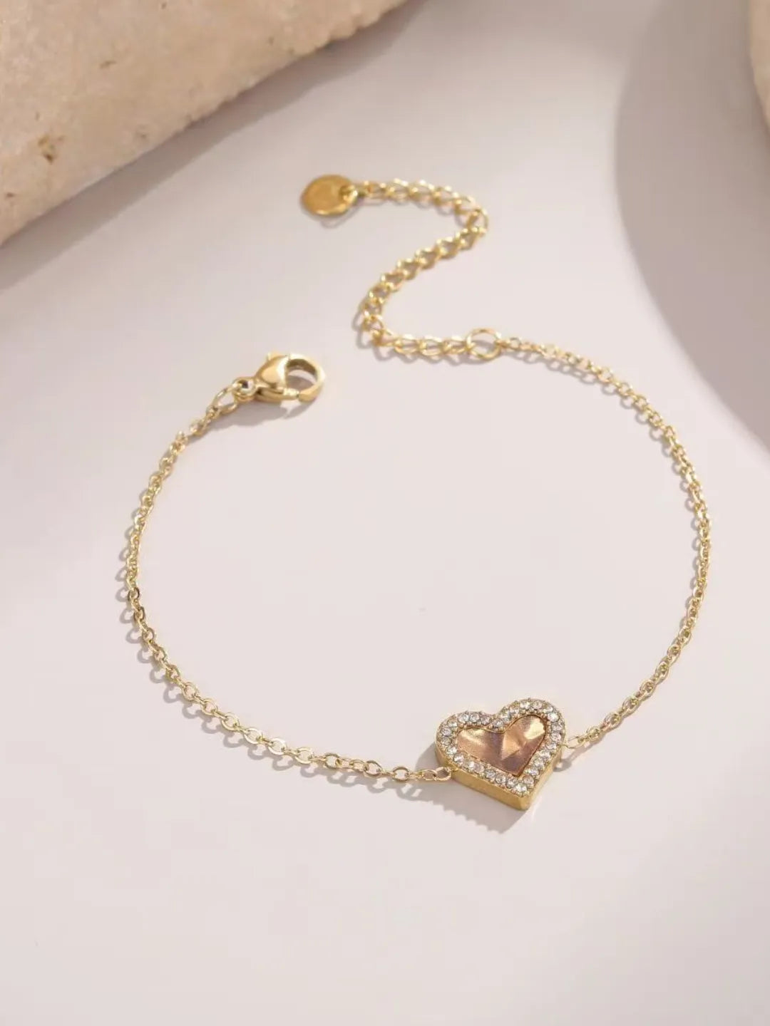 PAVE HEART BRACELET