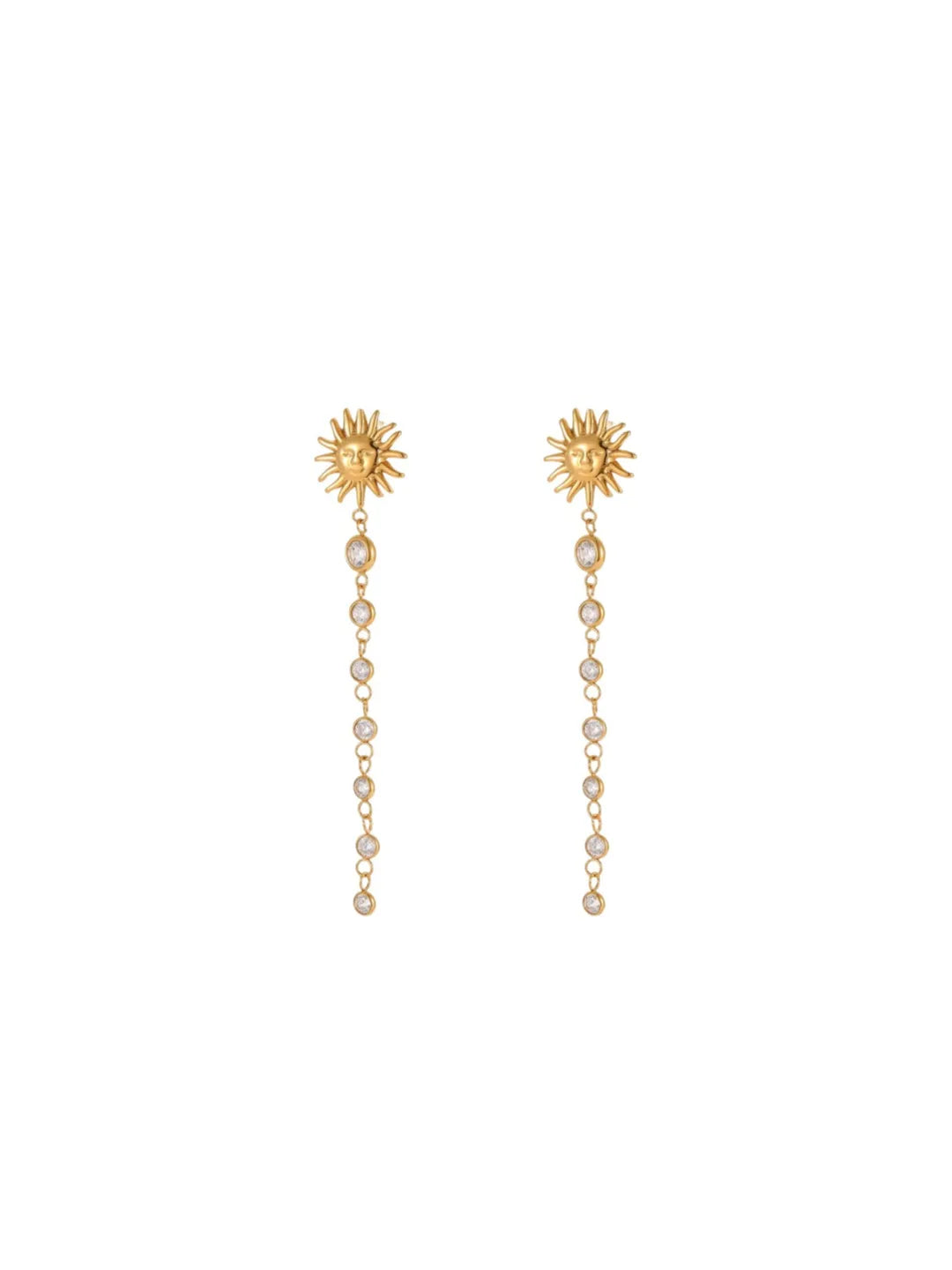 SUN ZIRCON EARRINGS