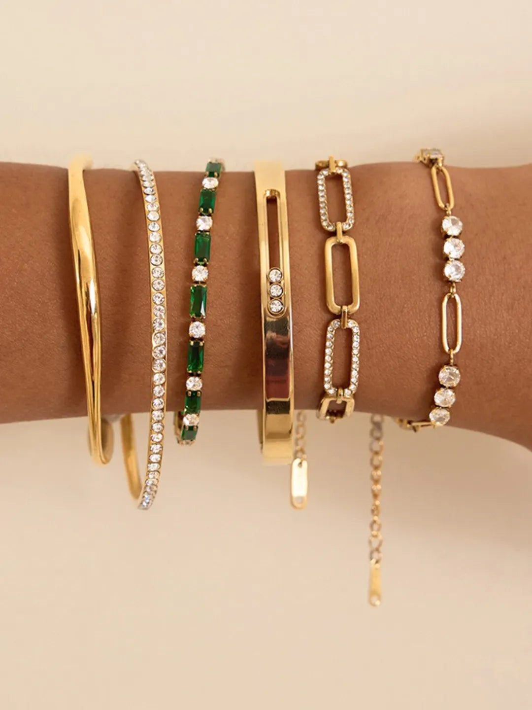 GLAM CZ CHAIN BRACELET