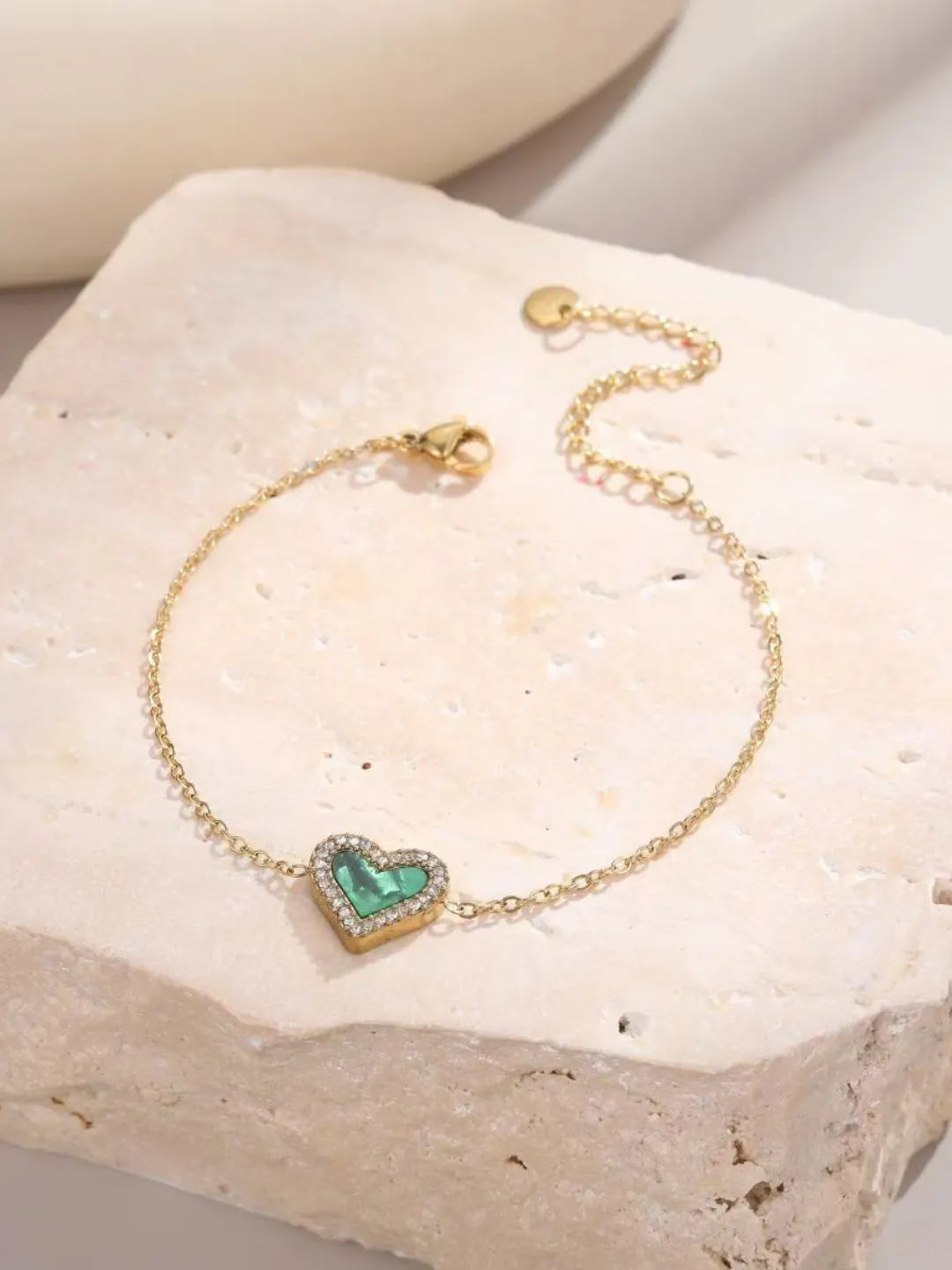 PAVE HEART BRACELET