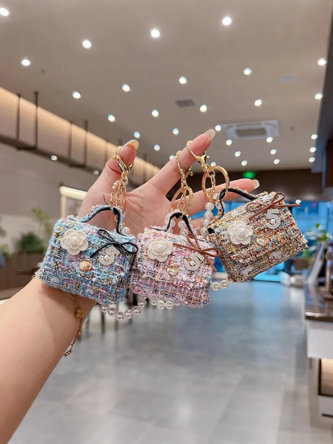 FLEUR SATCHEL CHARM
