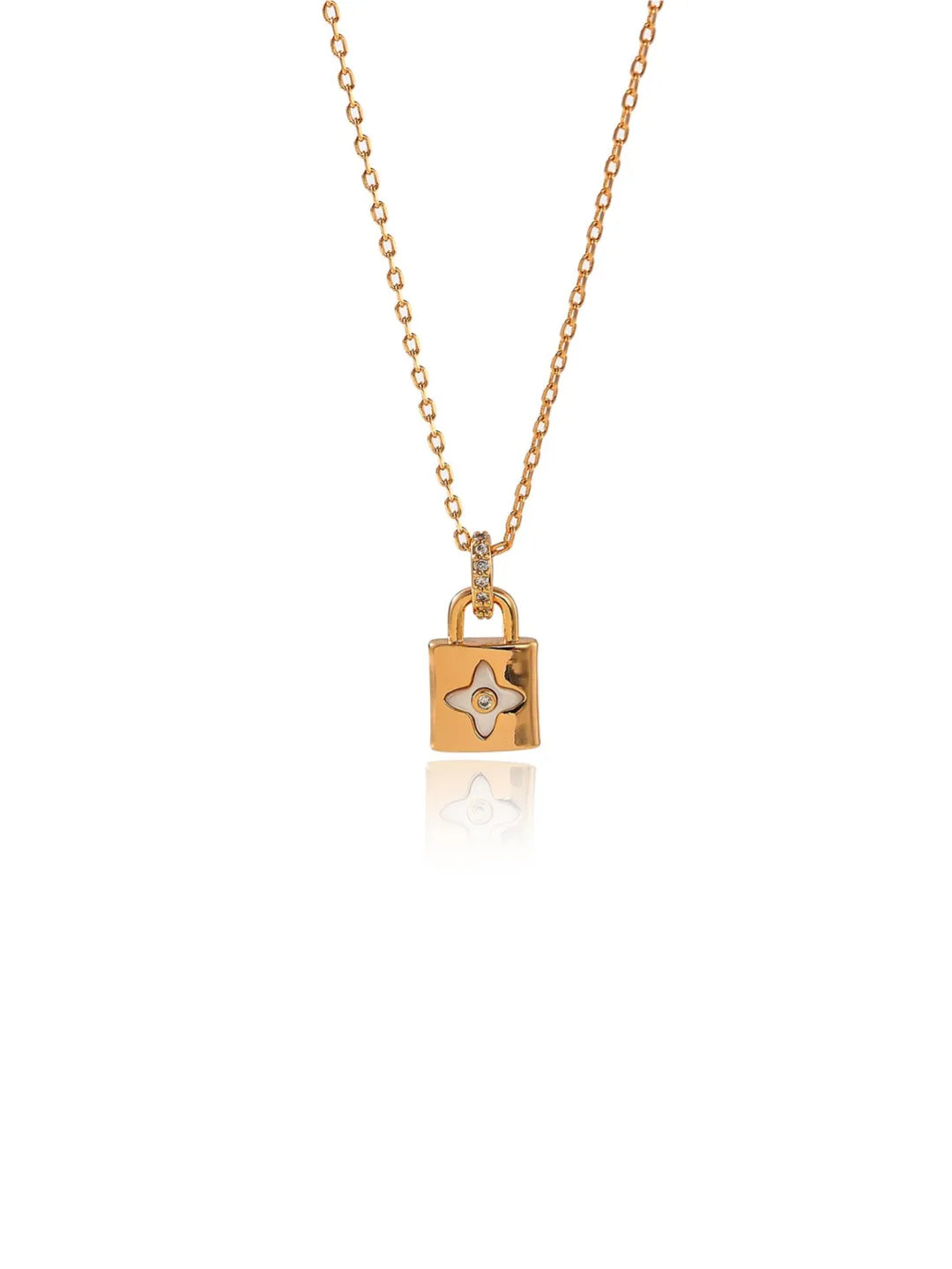 CLOVER LOCK NECKLACE