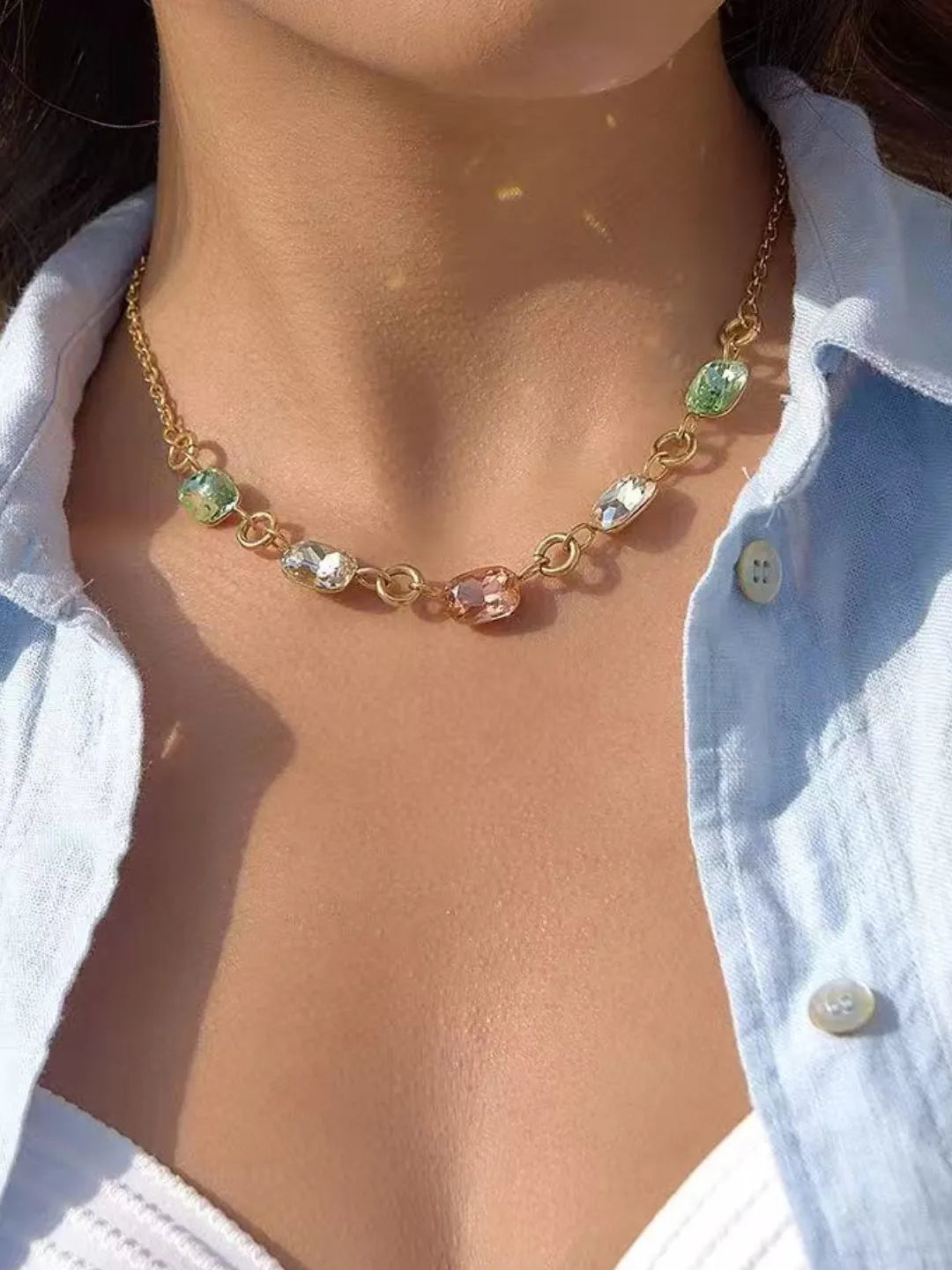COLOR GEM NECKLACE