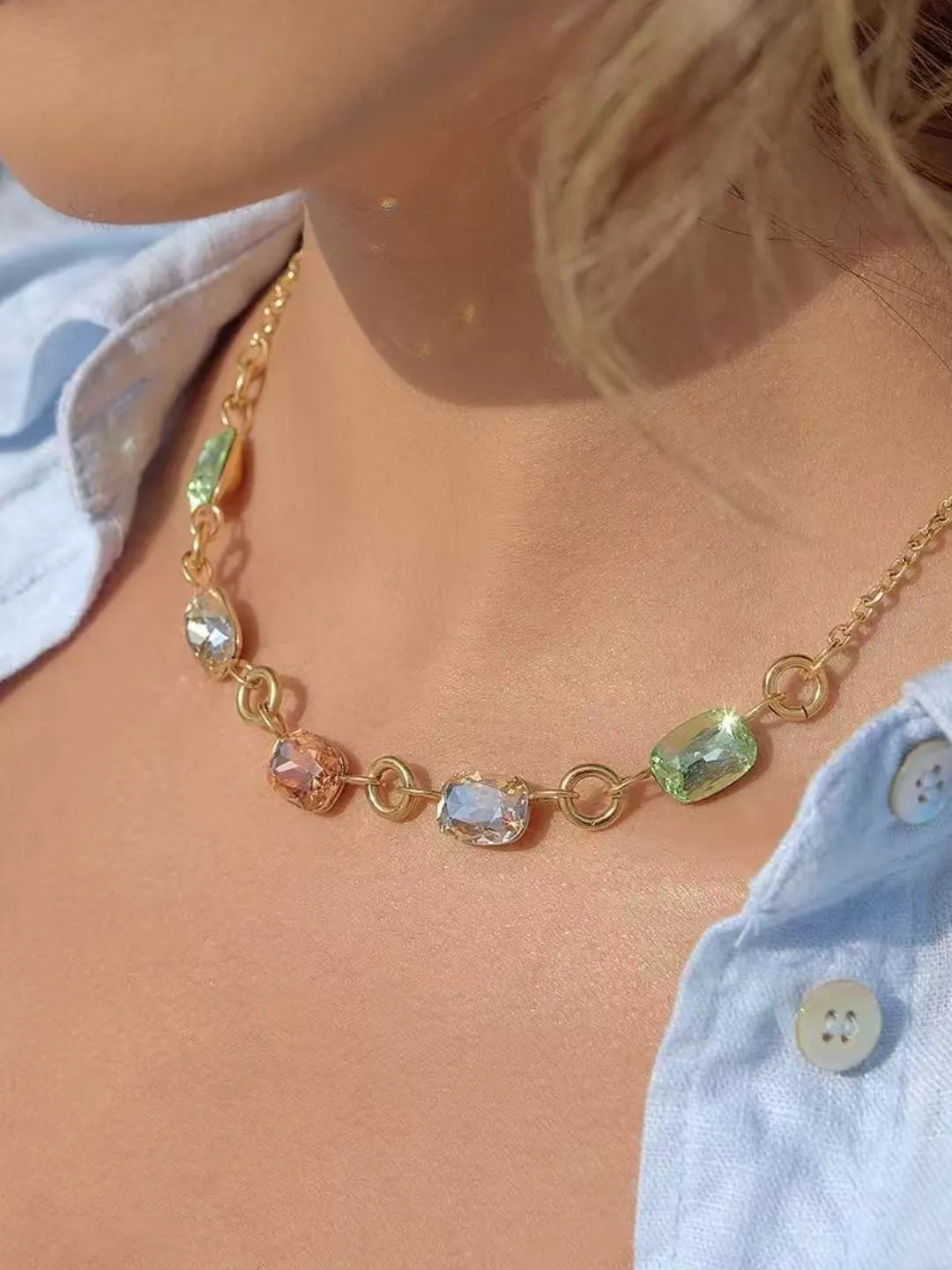 COLOR GEM NECKLACE