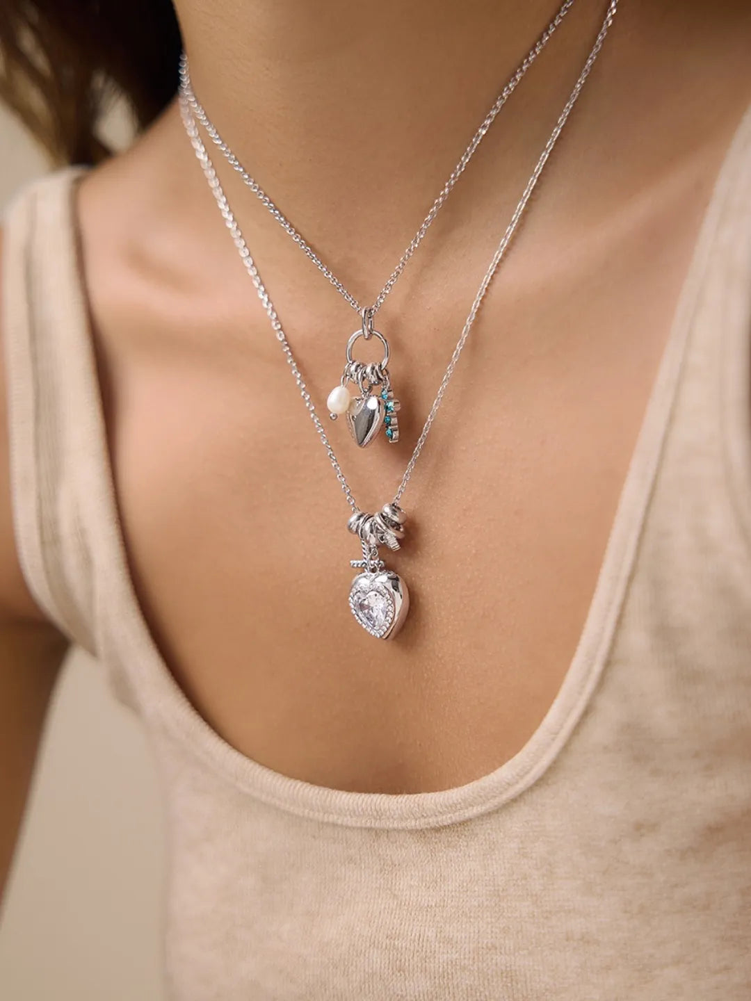 HEART CROSS NECKLACE