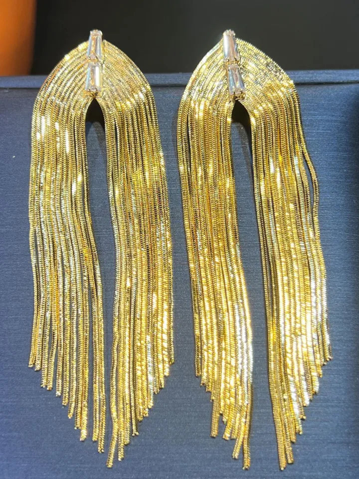 LONG TASSEL EARRINGS