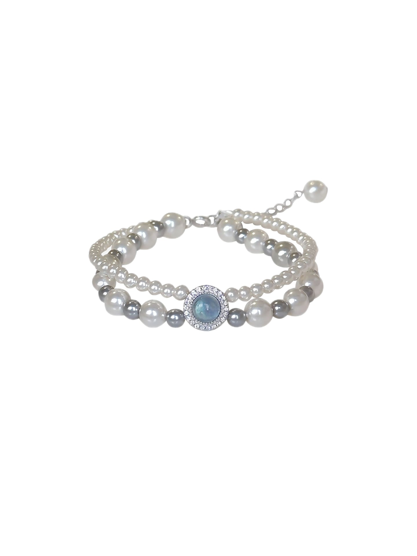 AQUAMARINE PEARL BRACELET