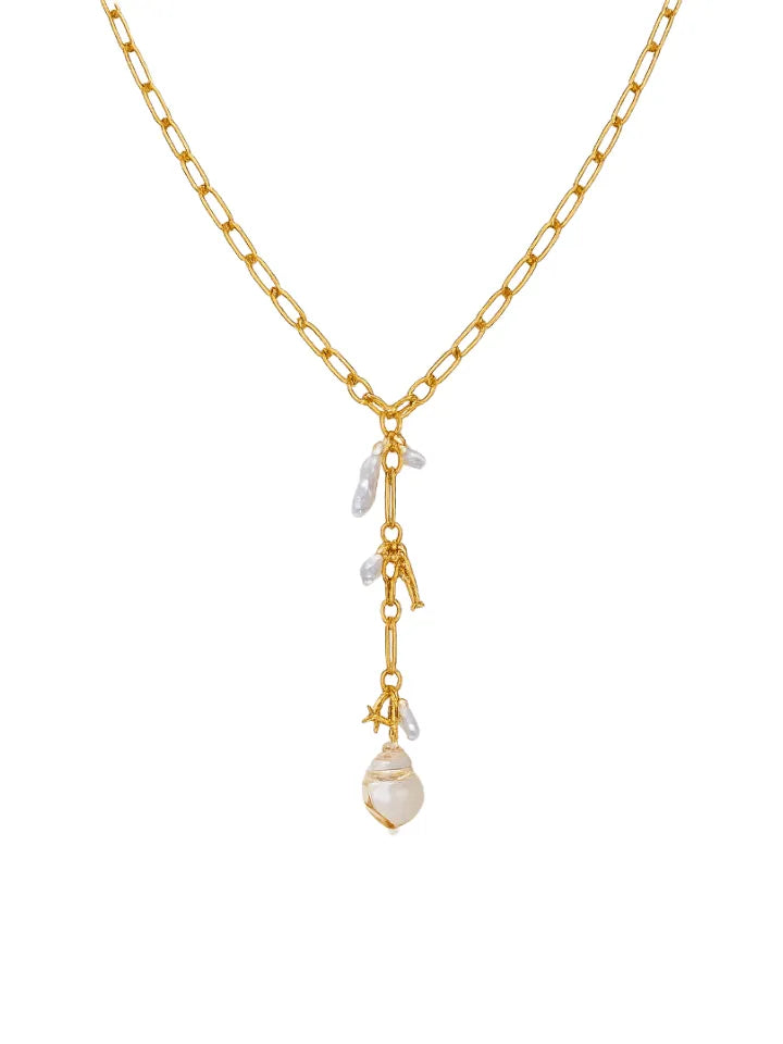 Conch Shell Y-Necklace