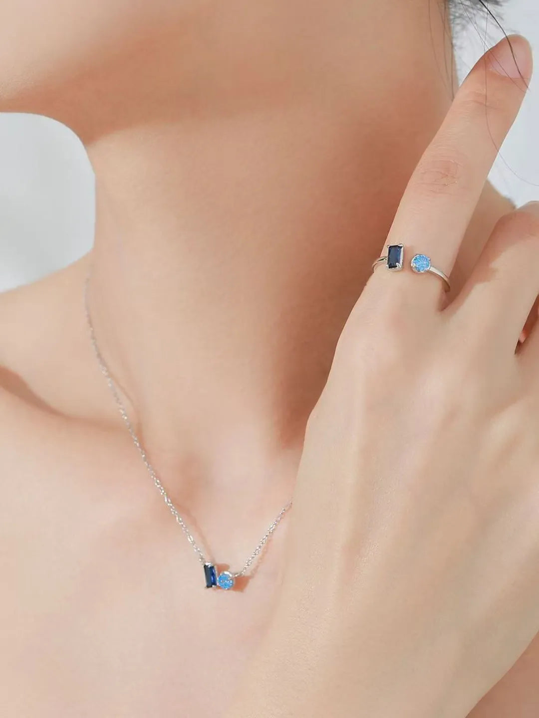 SAPPHIRE-TONE JEWELRY