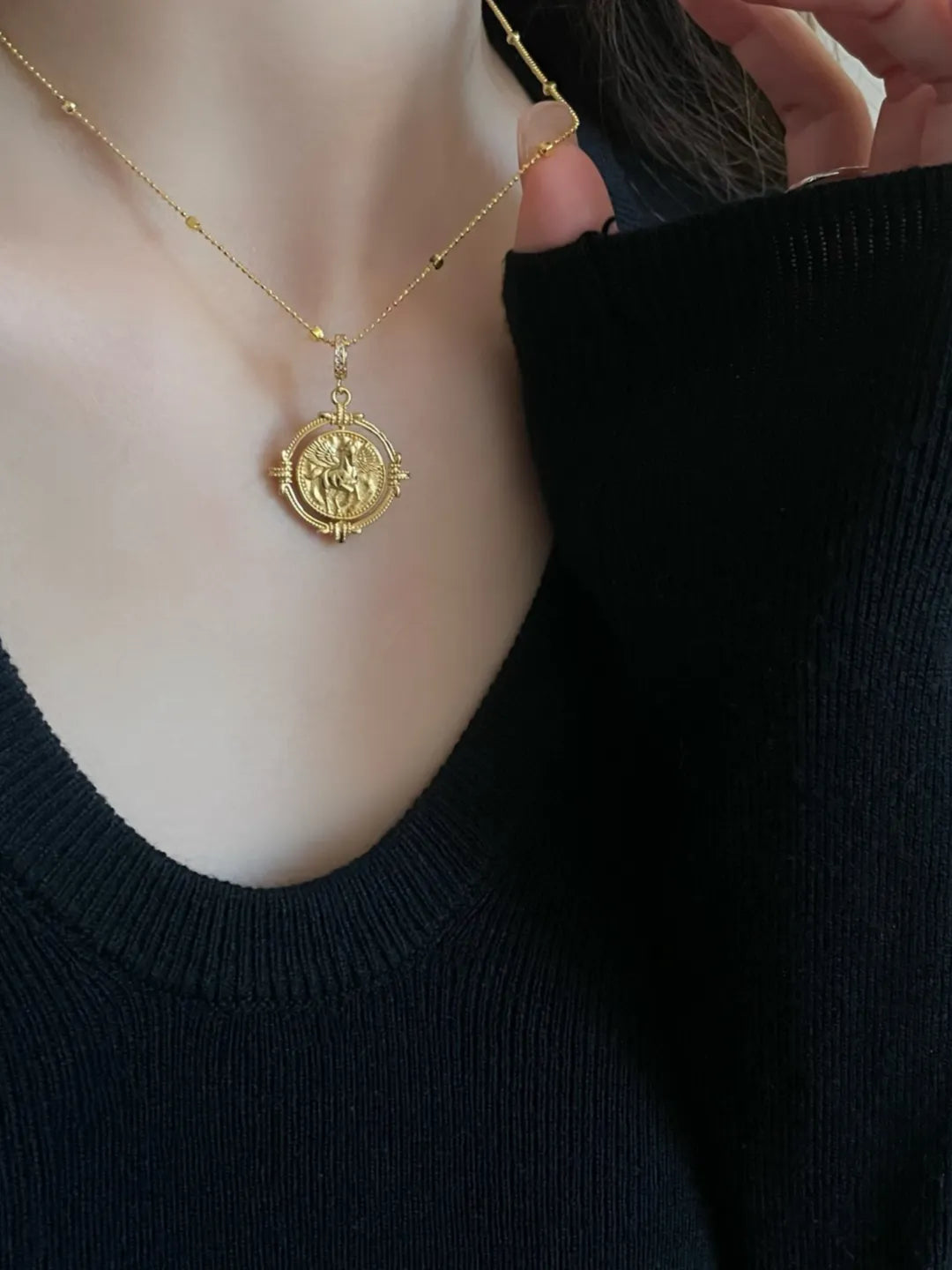 PEGASUS COIN PENDANT