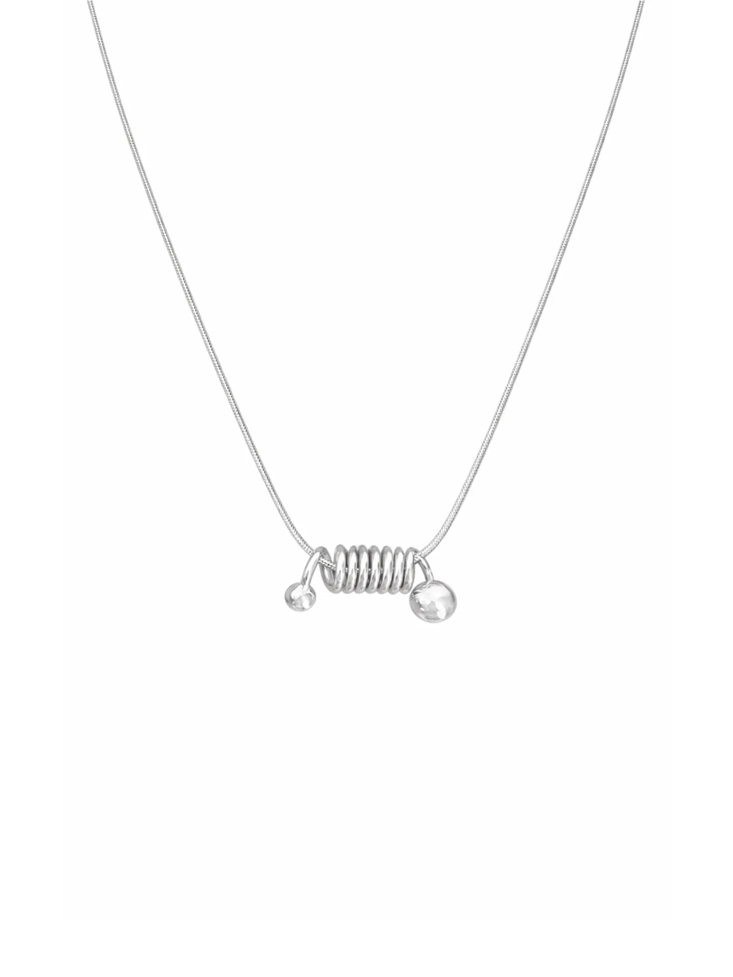 スプリングサーペントネックレス