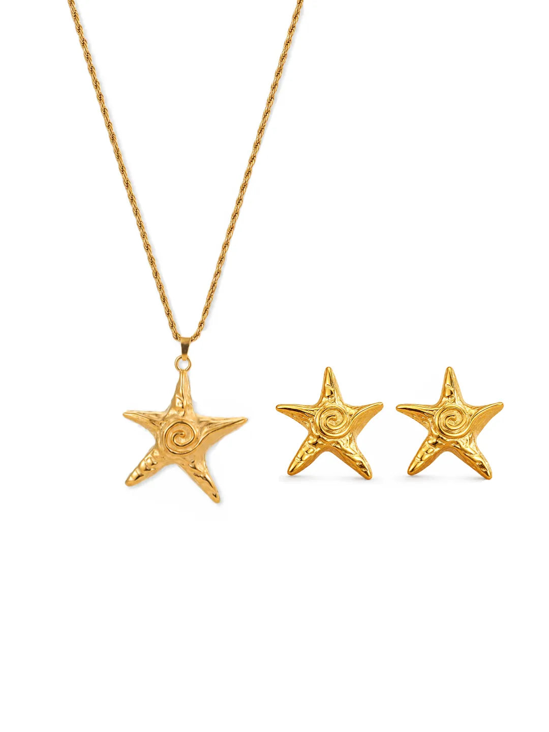 STARFISH PENDANT SET
