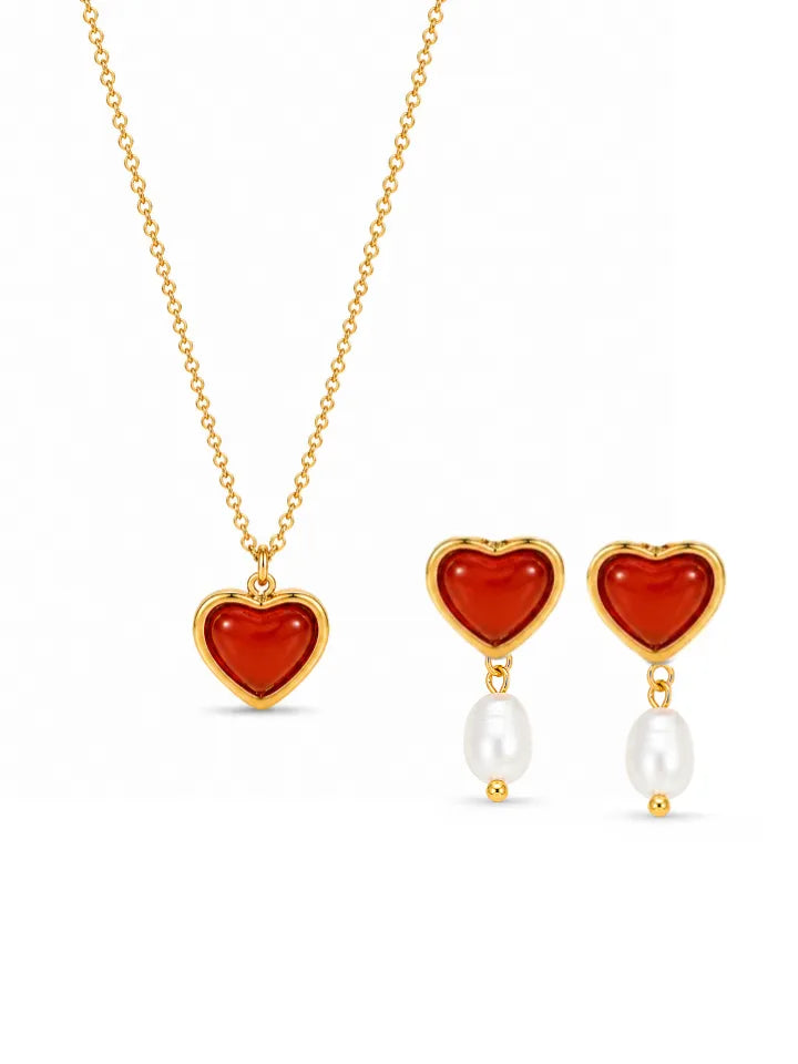 PEARL HEART SET